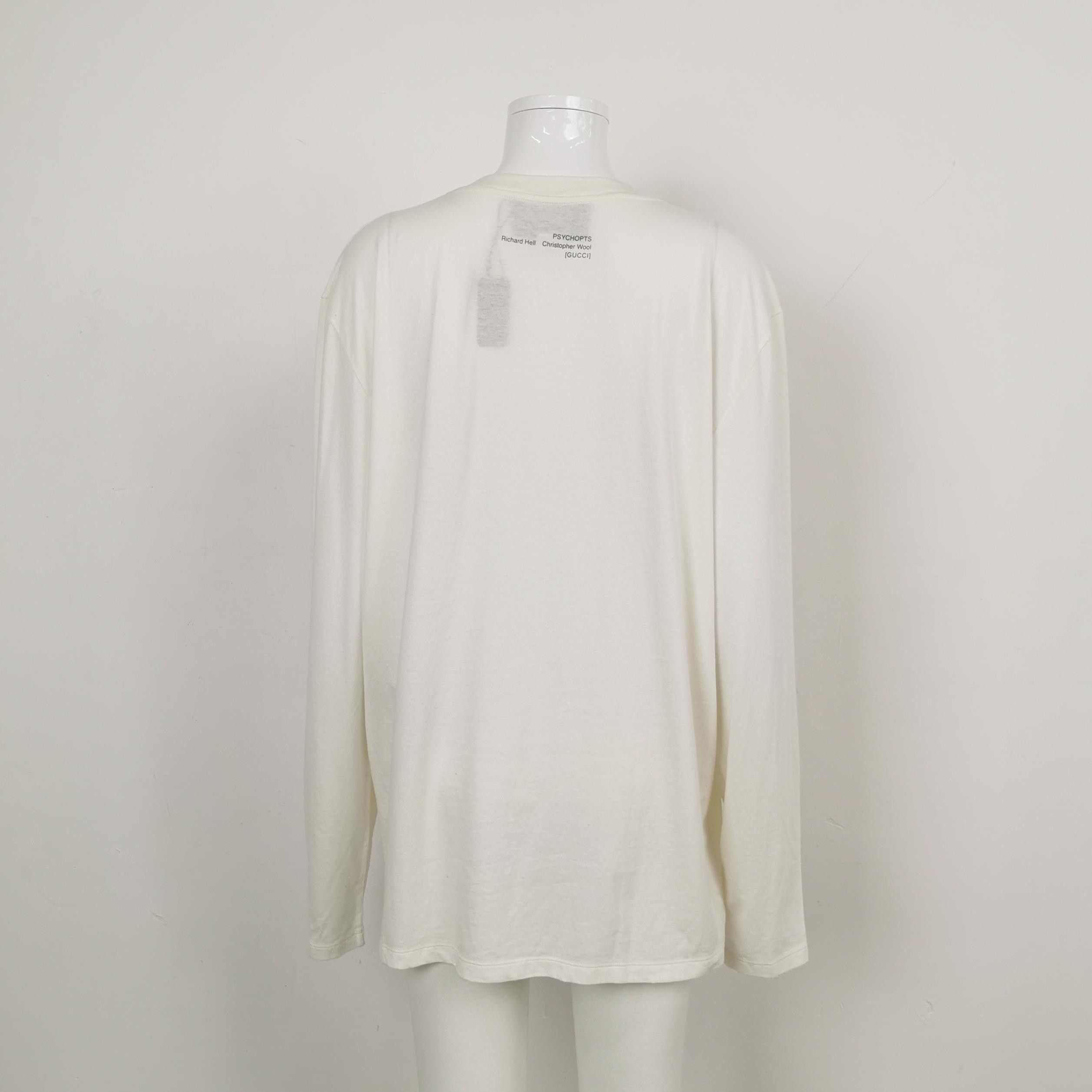 Gucci Gucci Graphic Long Sleeve T-Shirt Size S Size US S / EU 44-46 / 1 - 2 Thumbnail
