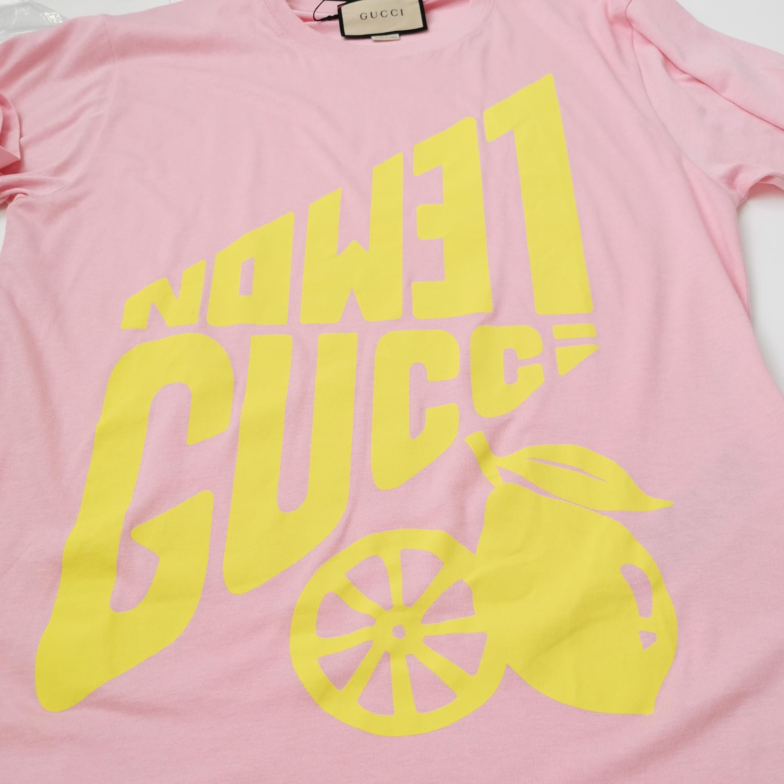 Gucci Gucci Lemon Logo T-Shirt XXS Size US XXS / EU 40 - 3 Thumbnail