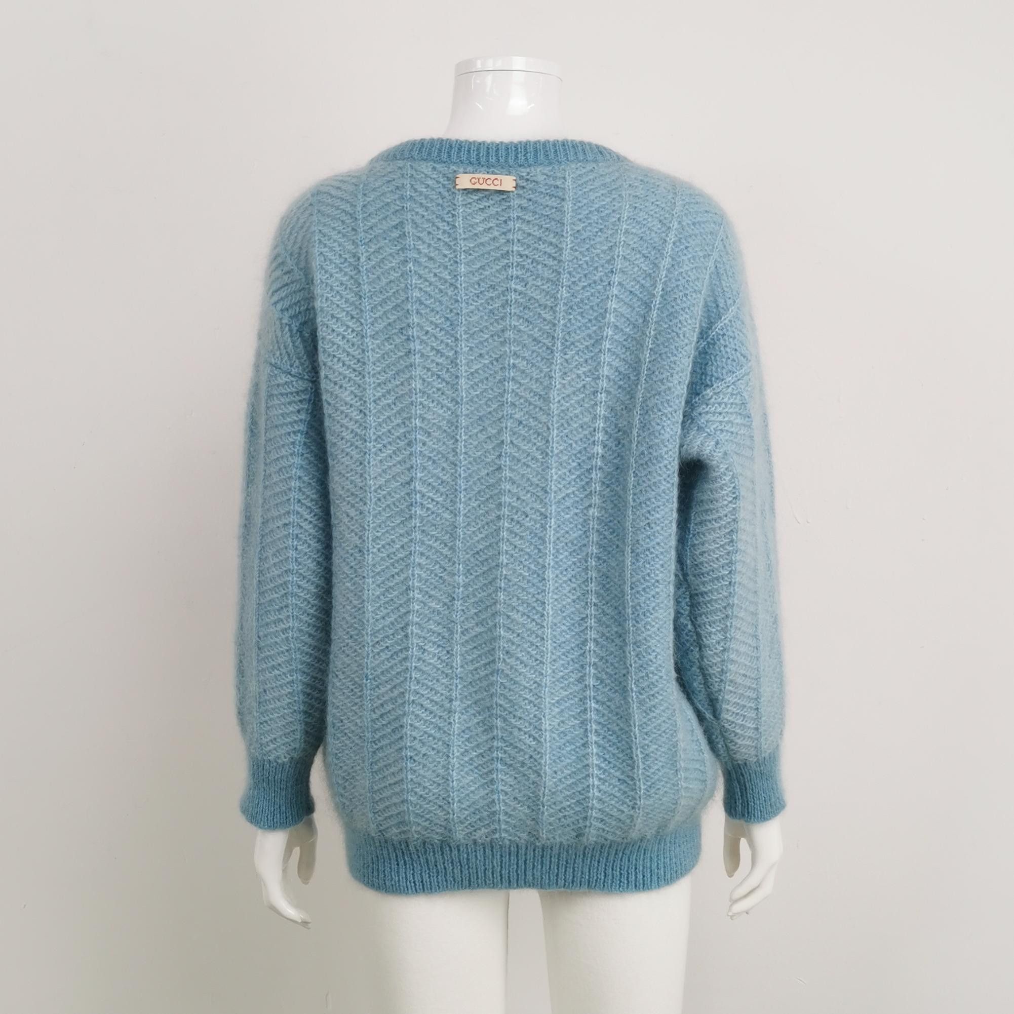 Gucci Gucci Cat Mohair Sweater Size XS Size US XS / EU 42 / 0 - 2 Thumbnail