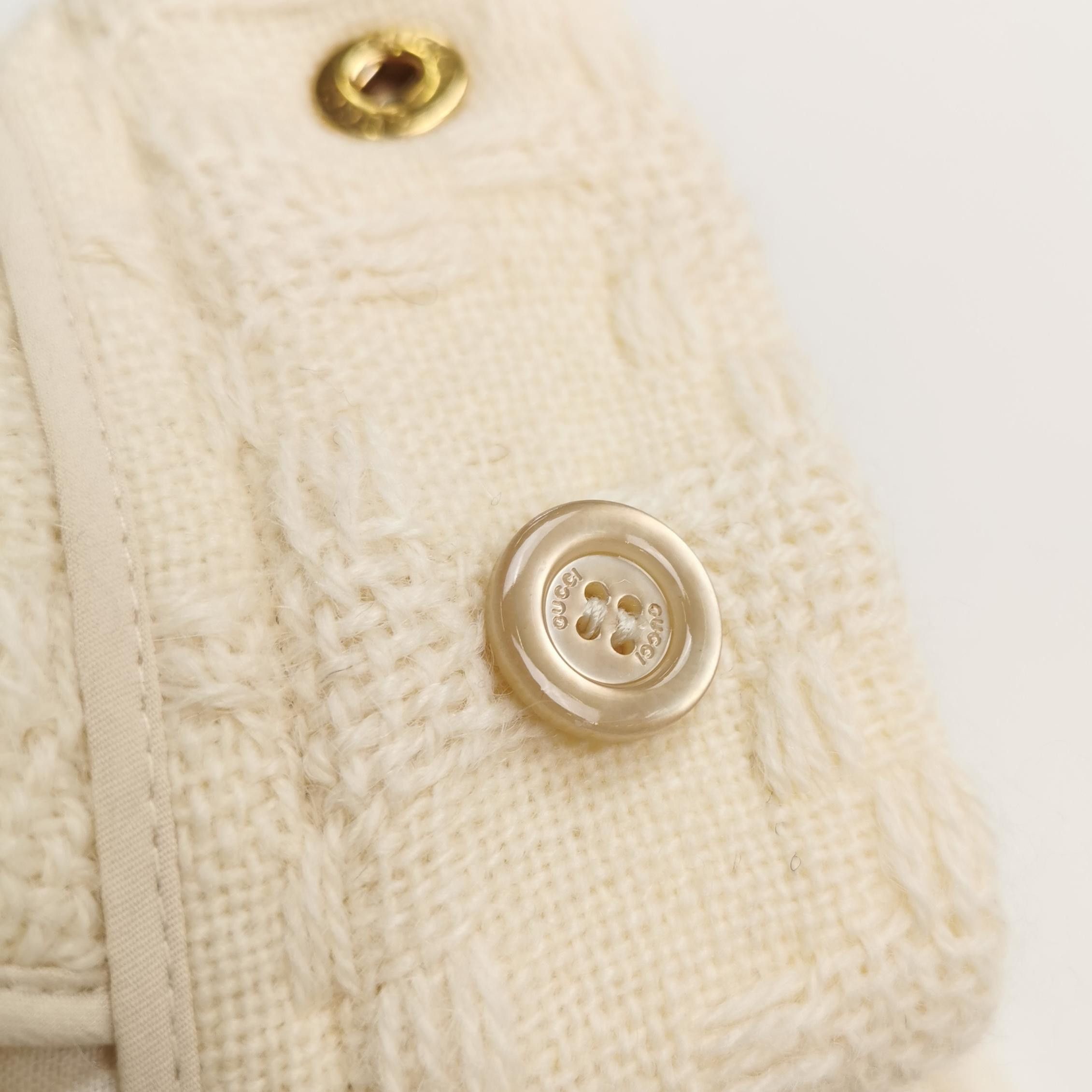 Gucci Gucci Textured Wool Alpaca Blend Blazer Set IT 36 Size XS / US 0-2 / IT 36-38 - 3 Thumbnail