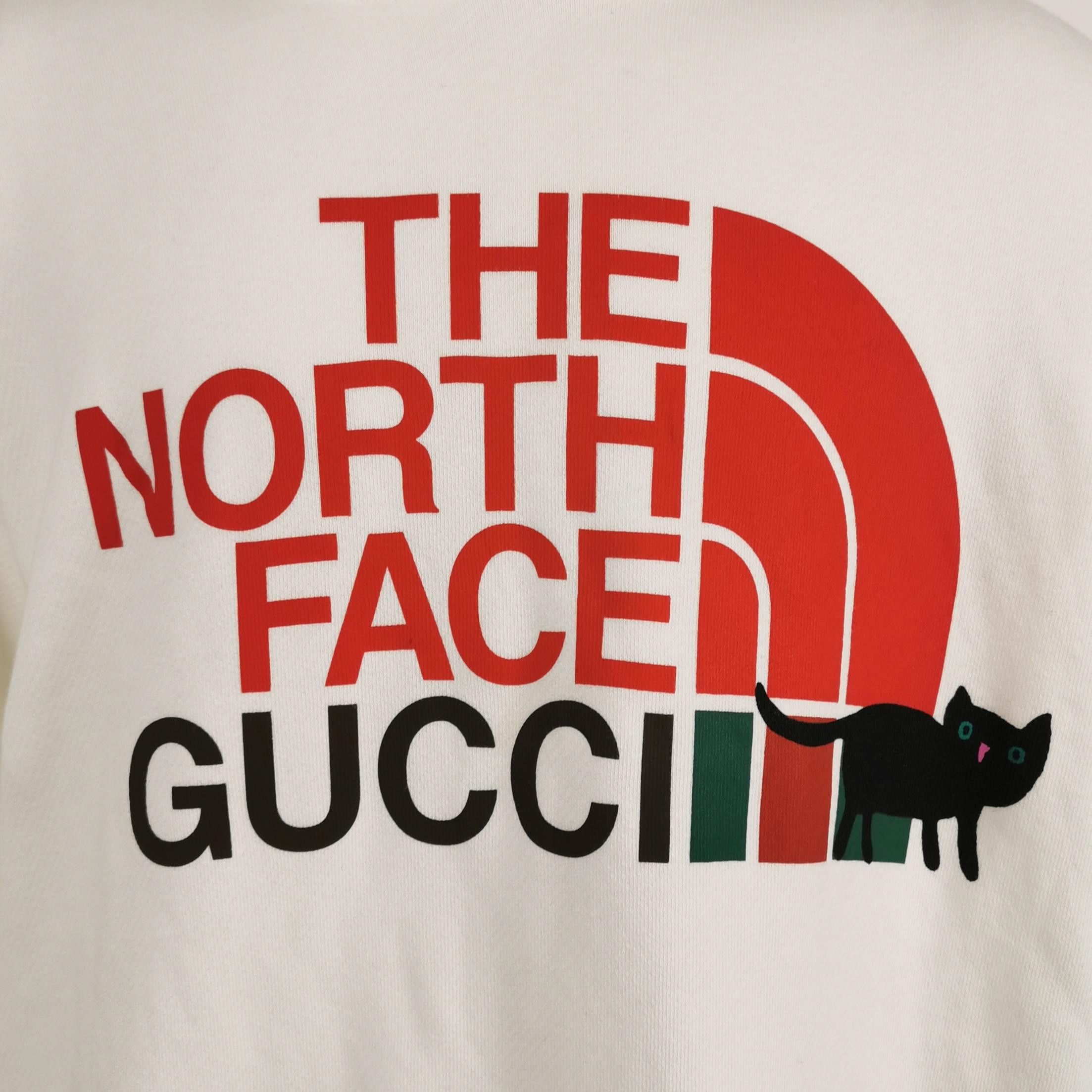 Gucci Gucci x The North Face Logo Hoodie Size L Size US L / EU 52-54 / 3 - 3 Thumbnail