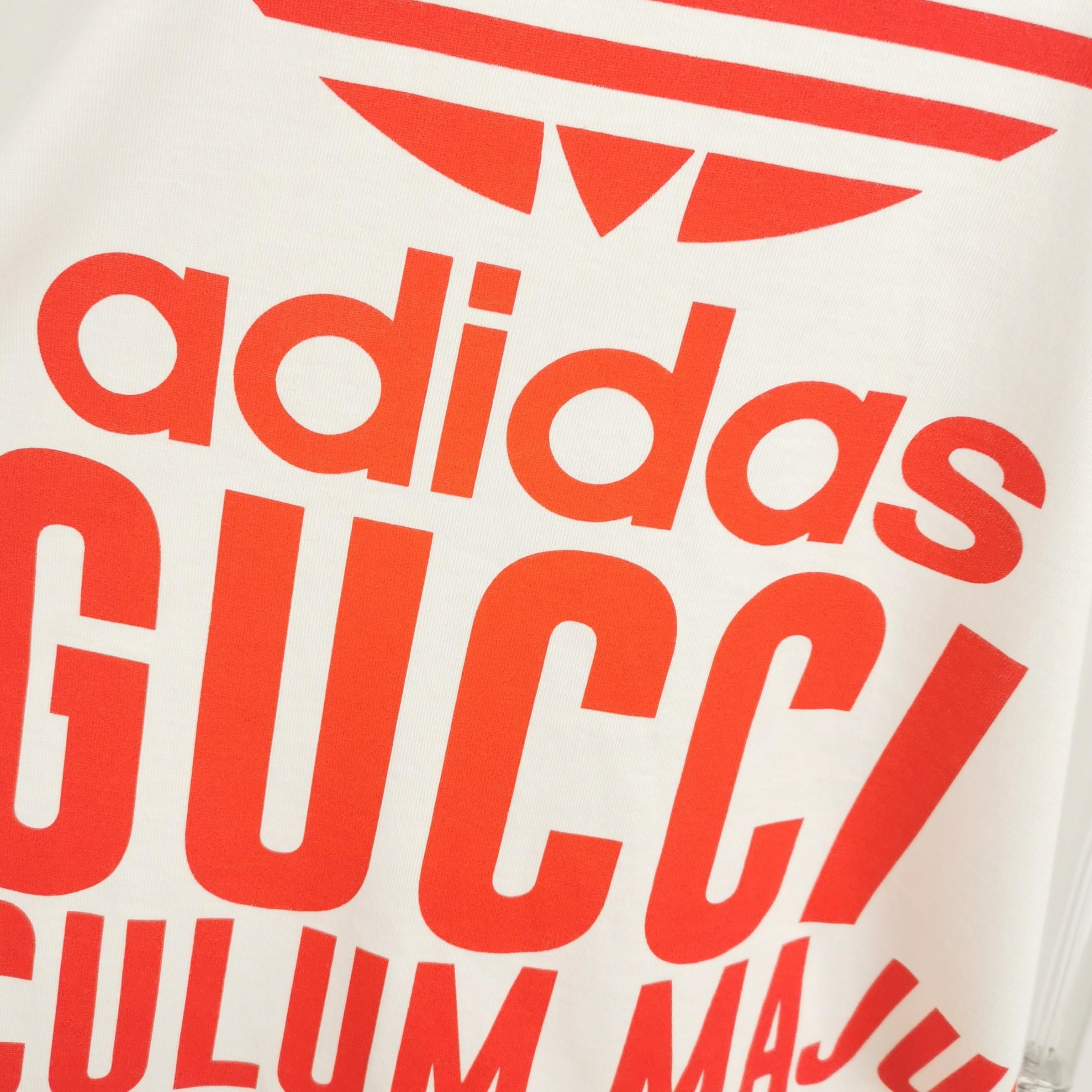 Gucci Gucci x Adidas Logo T-Shirt Size L Size US L / EU 52-54 / 3 - 3 Thumbnail