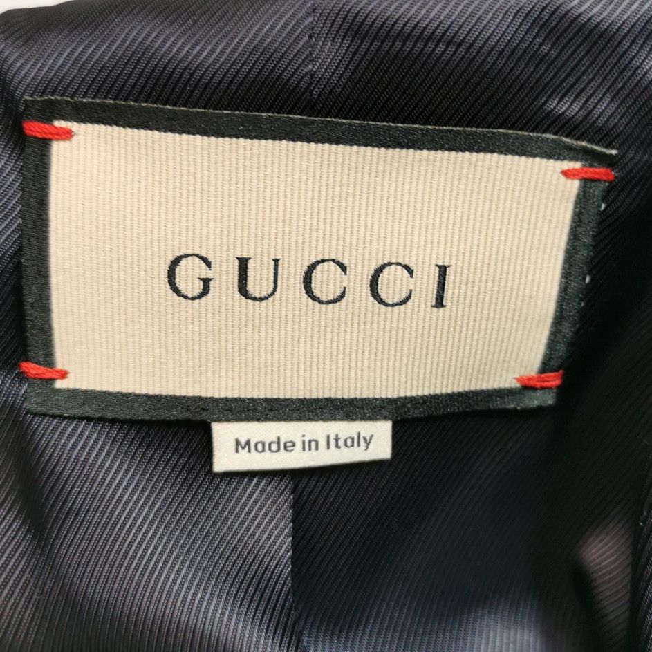Gucci Gucci Plaid Panel Double-Breasted Blazer Size 36 Size XS / US 0-2 / IT 36-38 - 4 Thumbnail