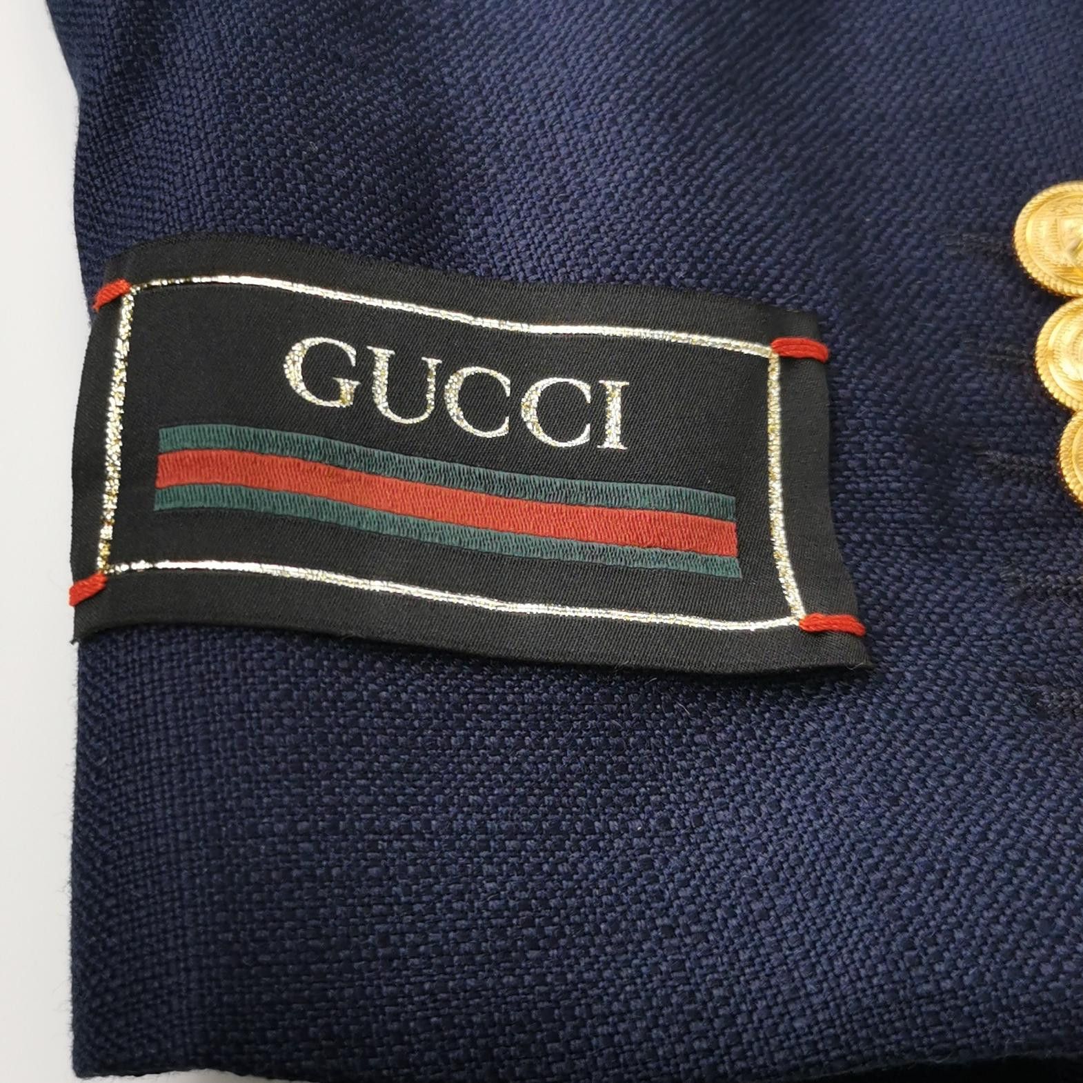 Gucci Gucci Plaid Panel Double-Breasted Blazer Size 36 Size XS / US 0-2 / IT 36-38 - 3 Thumbnail