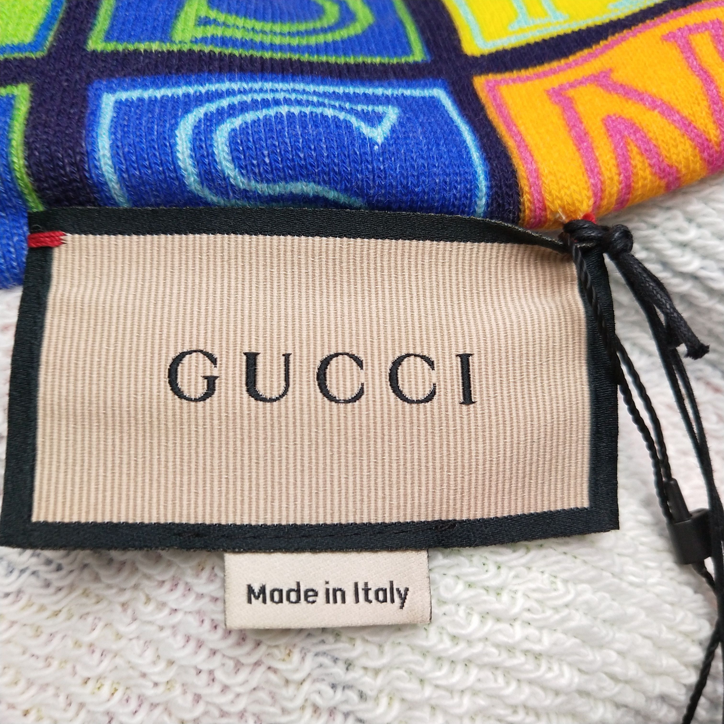 Gucci Gucci Alphabet Grid Quarter-Zip Sweatshirt Size S Size US S / EU 44-46 / 1 - 6 Thumbnail