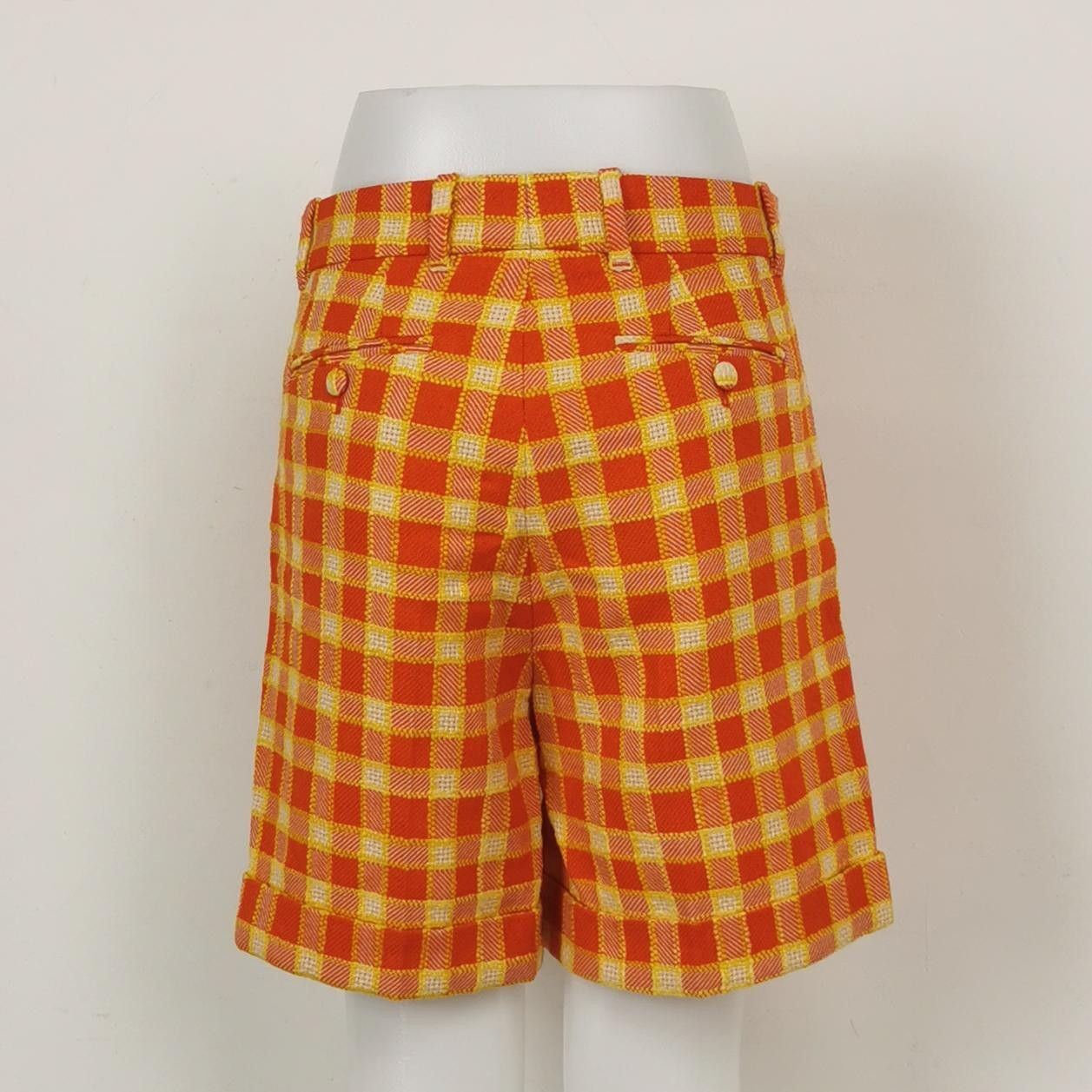 Gucci Gucci Plaid Wool Shorts Size 38 Size 26" / US 2 / IT 38 - 2 Thumbnail