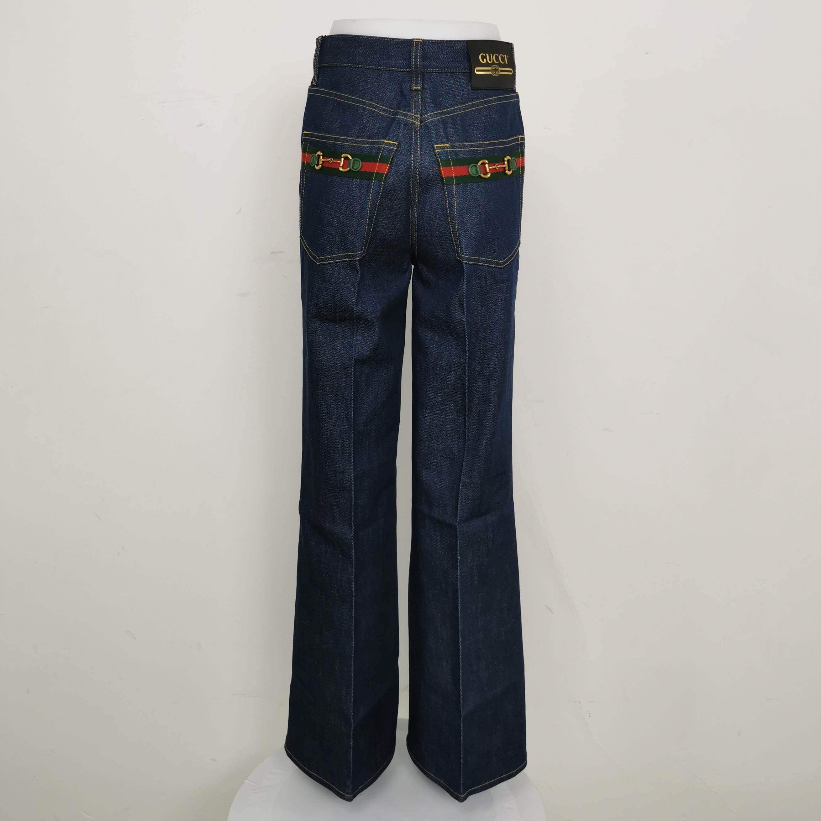 Gucci Gucci Horsebit Cotton Denim Jeans Size 24 Size 24" / US 00 / IT 34 - 2 Thumbnail