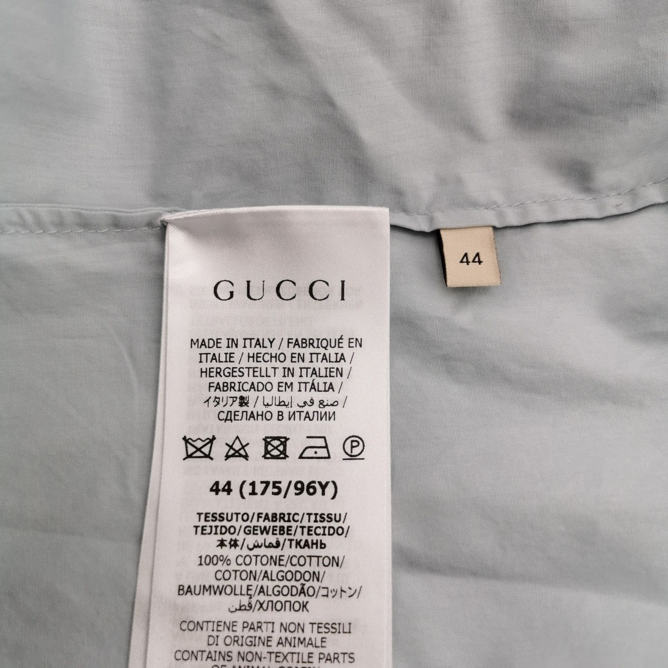 Gucci Gucci GG Button Long Sleeve Shirt Size S Size US S / EU 44-46 / 1 - 6 Thumbnail