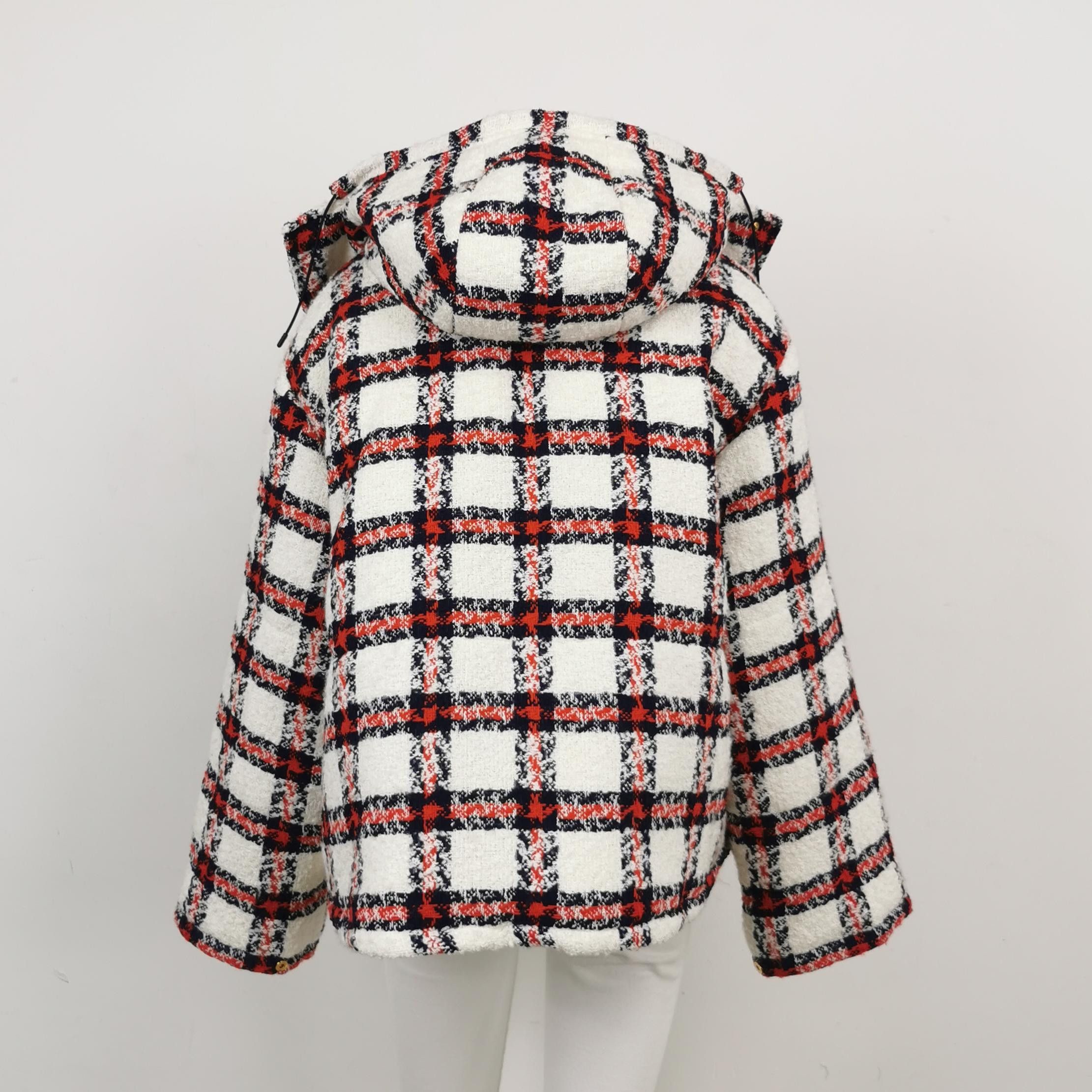 Gucci Gucci Checkered Hooded Puffer Coat IT 38 Size XS / US 0-2 / IT 36-38 - 2 Thumbnail