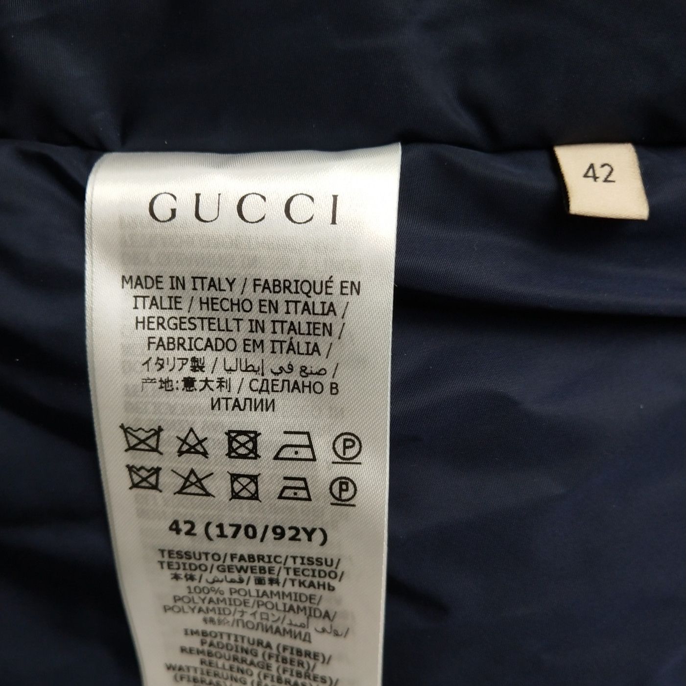 Gucci Gucci GG Logo Puffer Jacket Size XS Size US XS / EU 42 / 0 - 7 Thumbnail