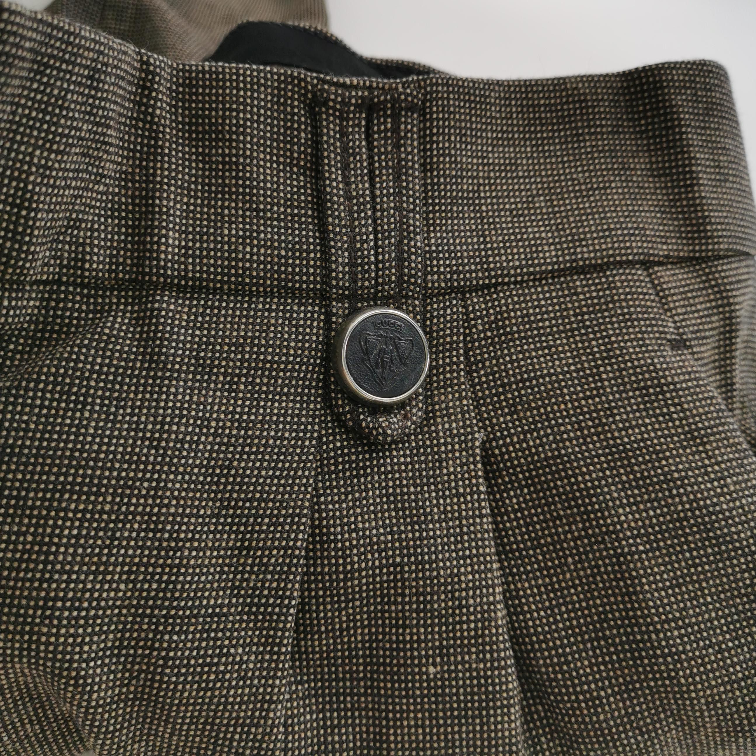 Gucci Gucci Wool Blend Trousers Size 26 Size US 26 / EU 42 - 3 Thumbnail