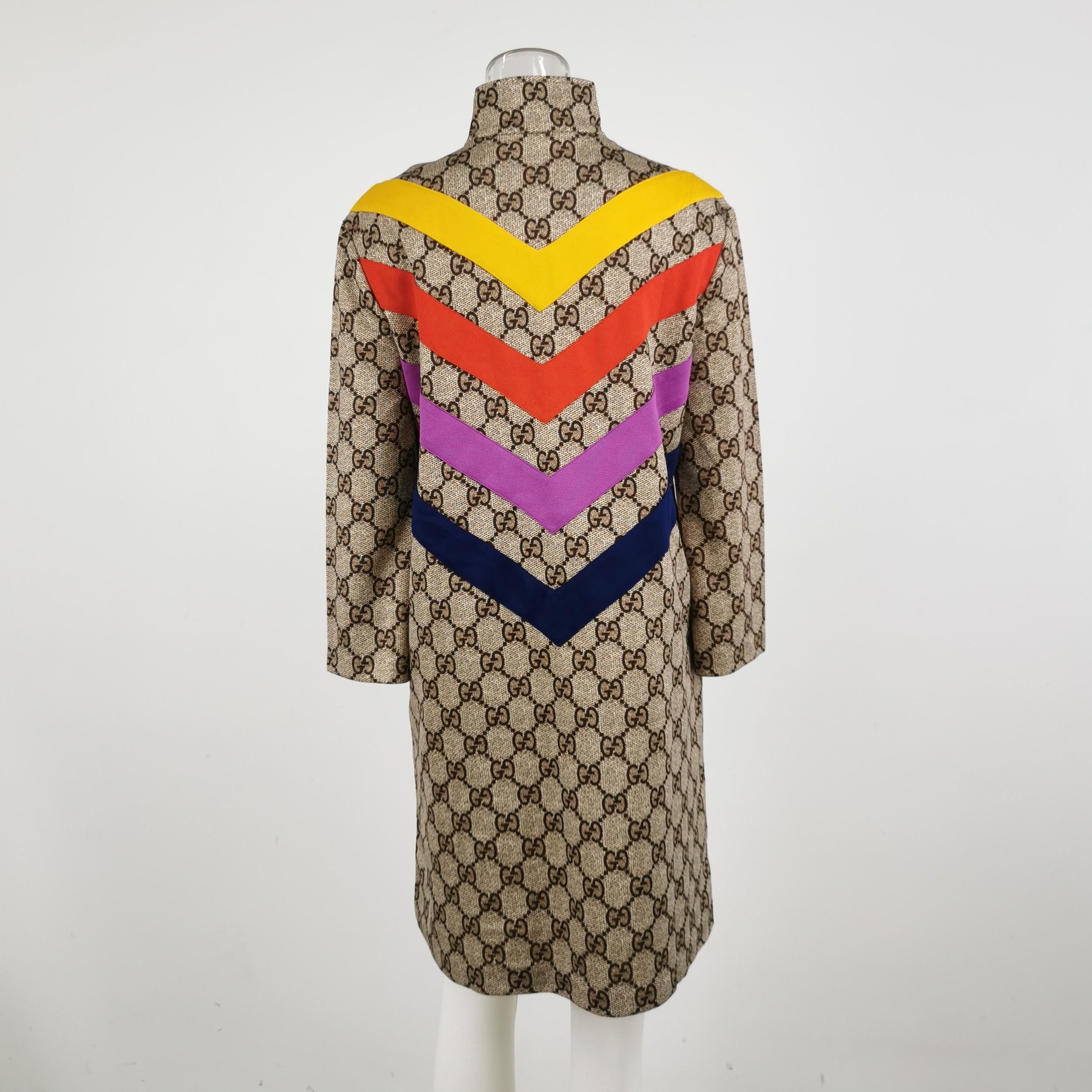 Gucci Gucci Monogram Chevron Midi Dress Size S Size S / US 4 / IT 40 - 3 Thumbnail