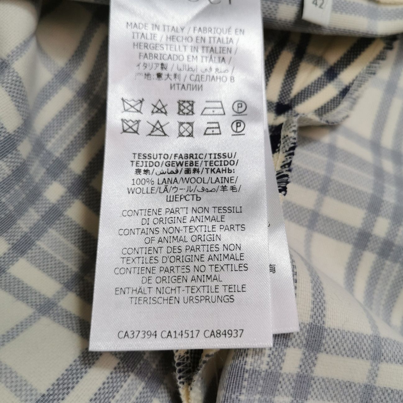 Gucci Gucci Plaid Wool Trousers Size 42 Size 28" / US 6 / IT 42 - 7 Thumbnail