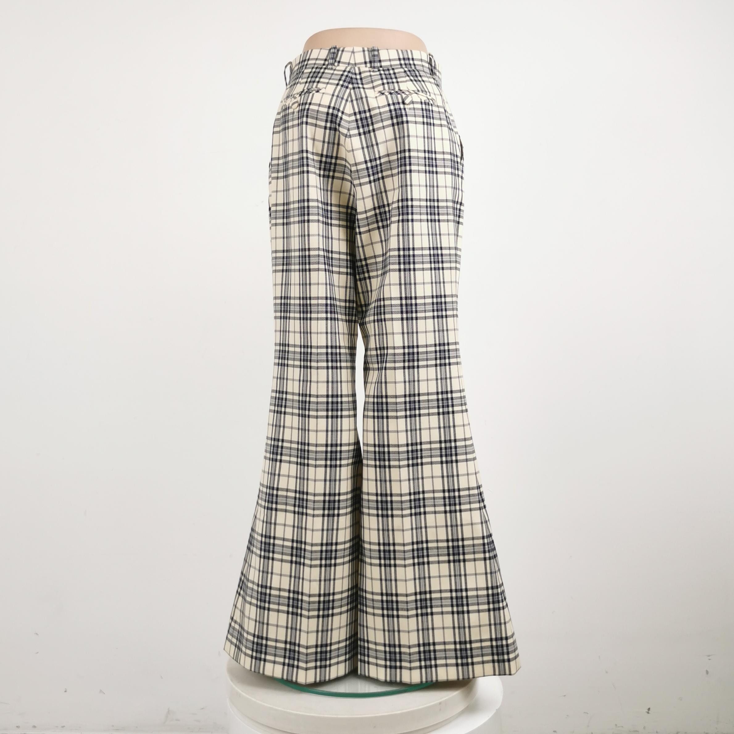Gucci Gucci Plaid Wool Trousers Size 42 Size 28" / US 6 / IT 42 - 3 Thumbnail