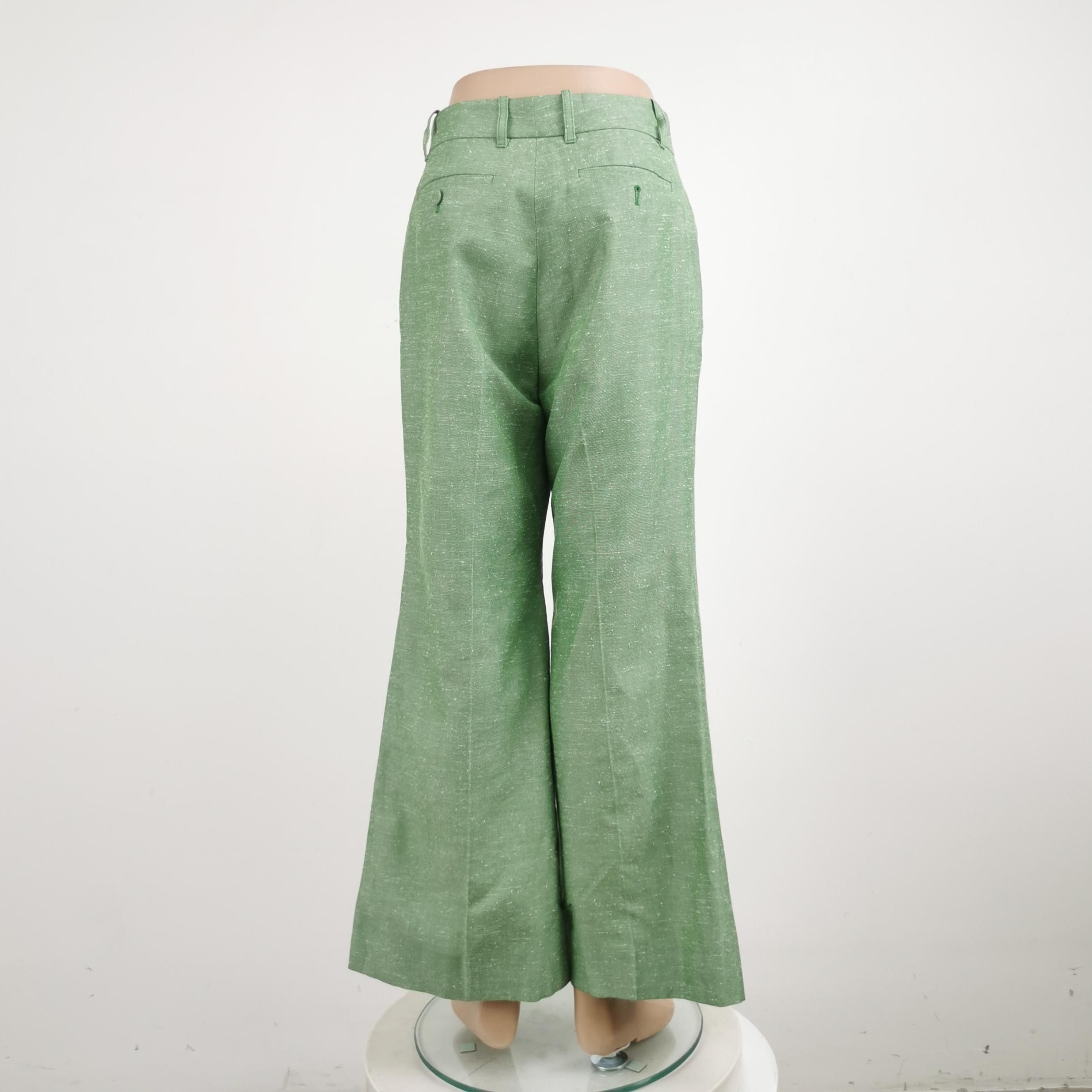 Gucci Gucci Orgasmique Green Patch Pants Size 40 Size 27" / US 4 / IT 40 - 3 Thumbnail