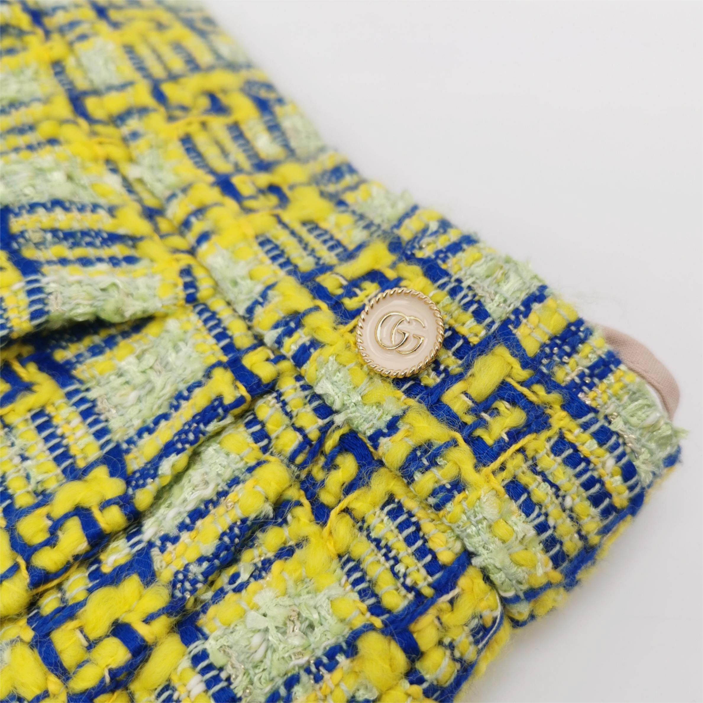 Gucci Gucci Plaid Tweed Shorts Size 38 Size 26" / US 2 / IT 38 - 4 Thumbnail