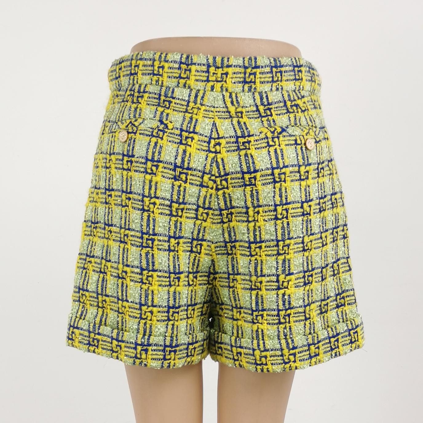Gucci Gucci Plaid Tweed Shorts Size 38 Size 26" / US 2 / IT 38 - 3 Thumbnail