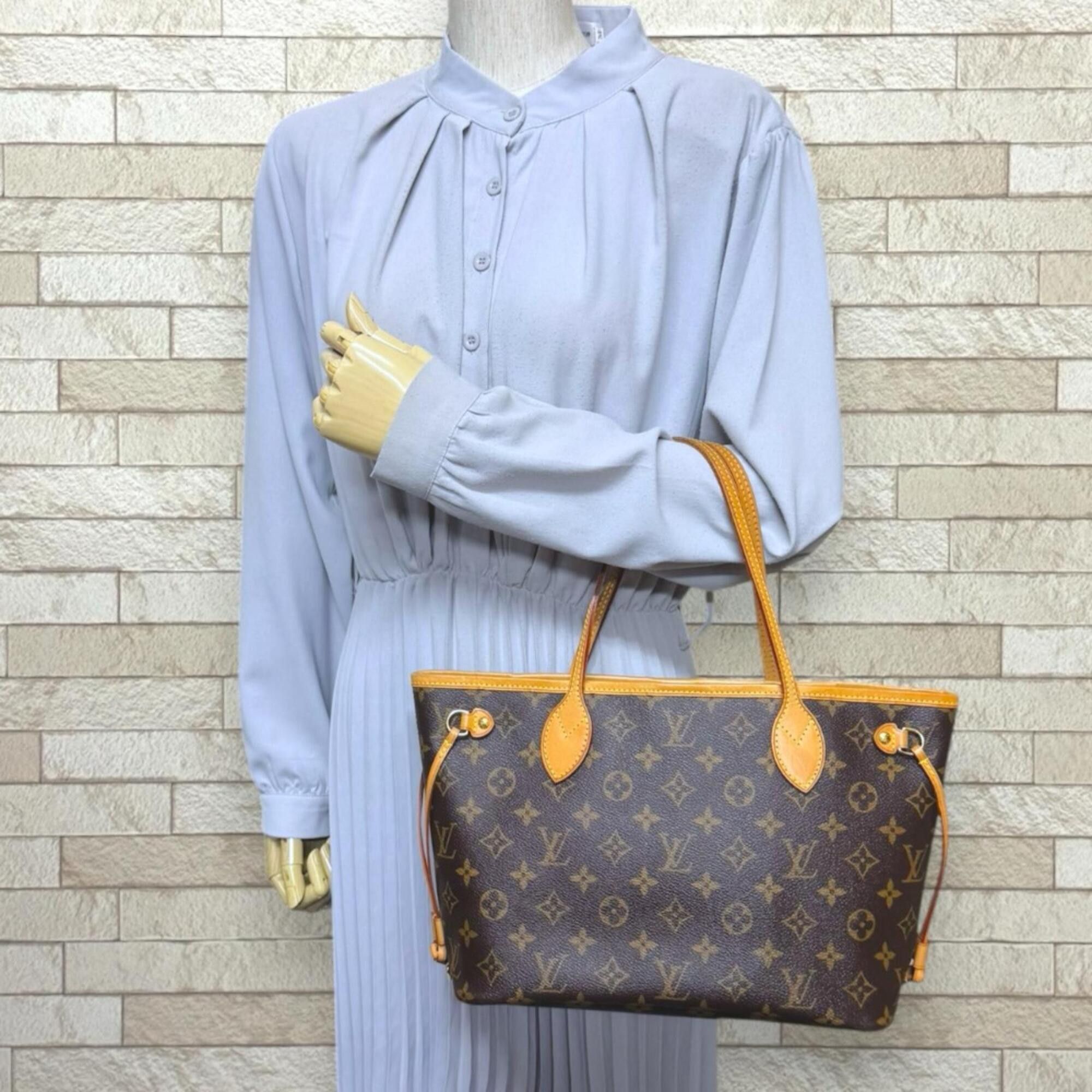Louis Vuitton Louis Vuitton Neverfull PM Monogram Tote Bag, Canvas M40155 Brown, Women's LOUIS VUITTON Size ONE SIZE - 2 Thumbnail