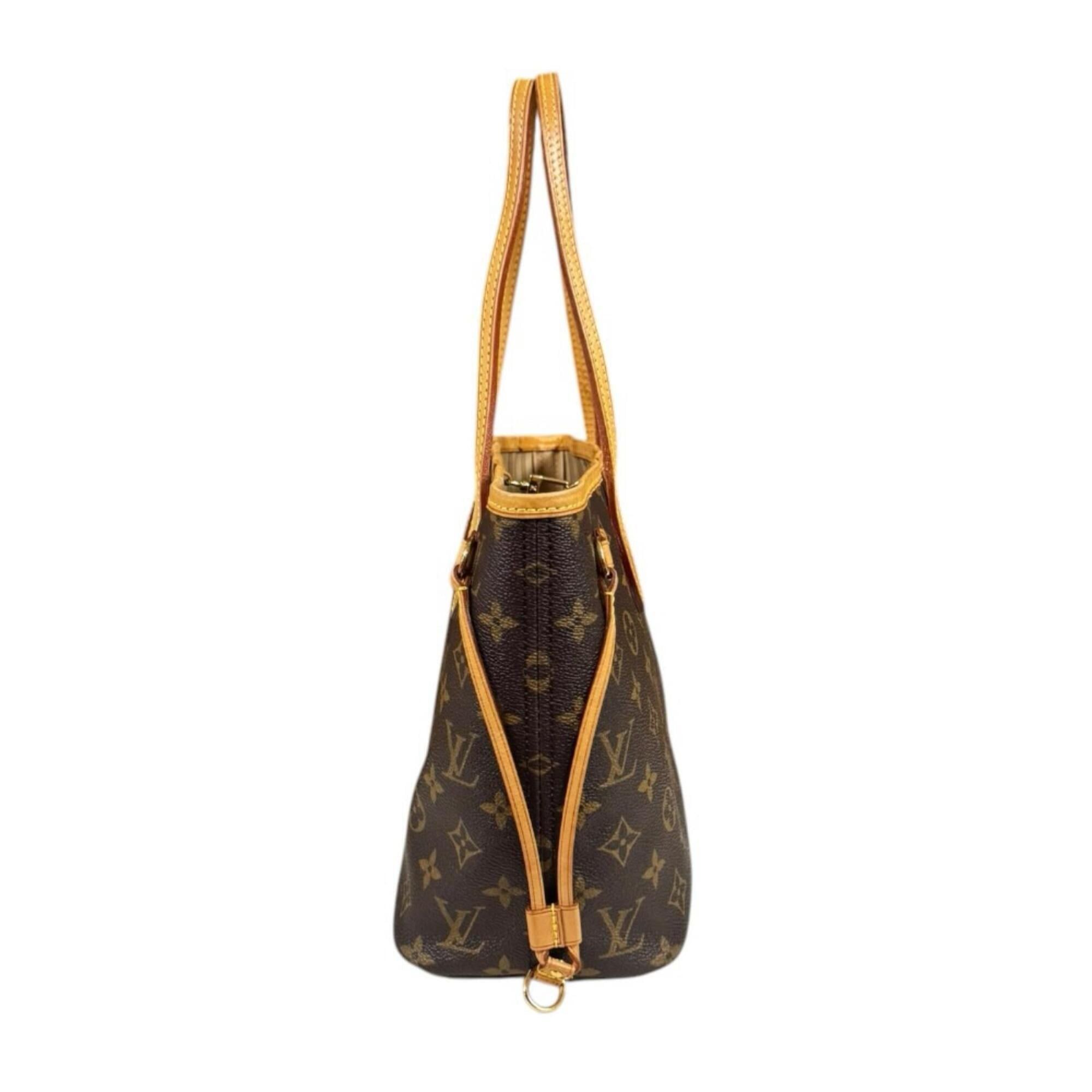 Louis Vuitton Louis Vuitton Neverfull PM Monogram Tote Bag, Canvas M40155 Brown, Women's LOUIS VUITTON Size ONE SIZE - 4 Thumbnail