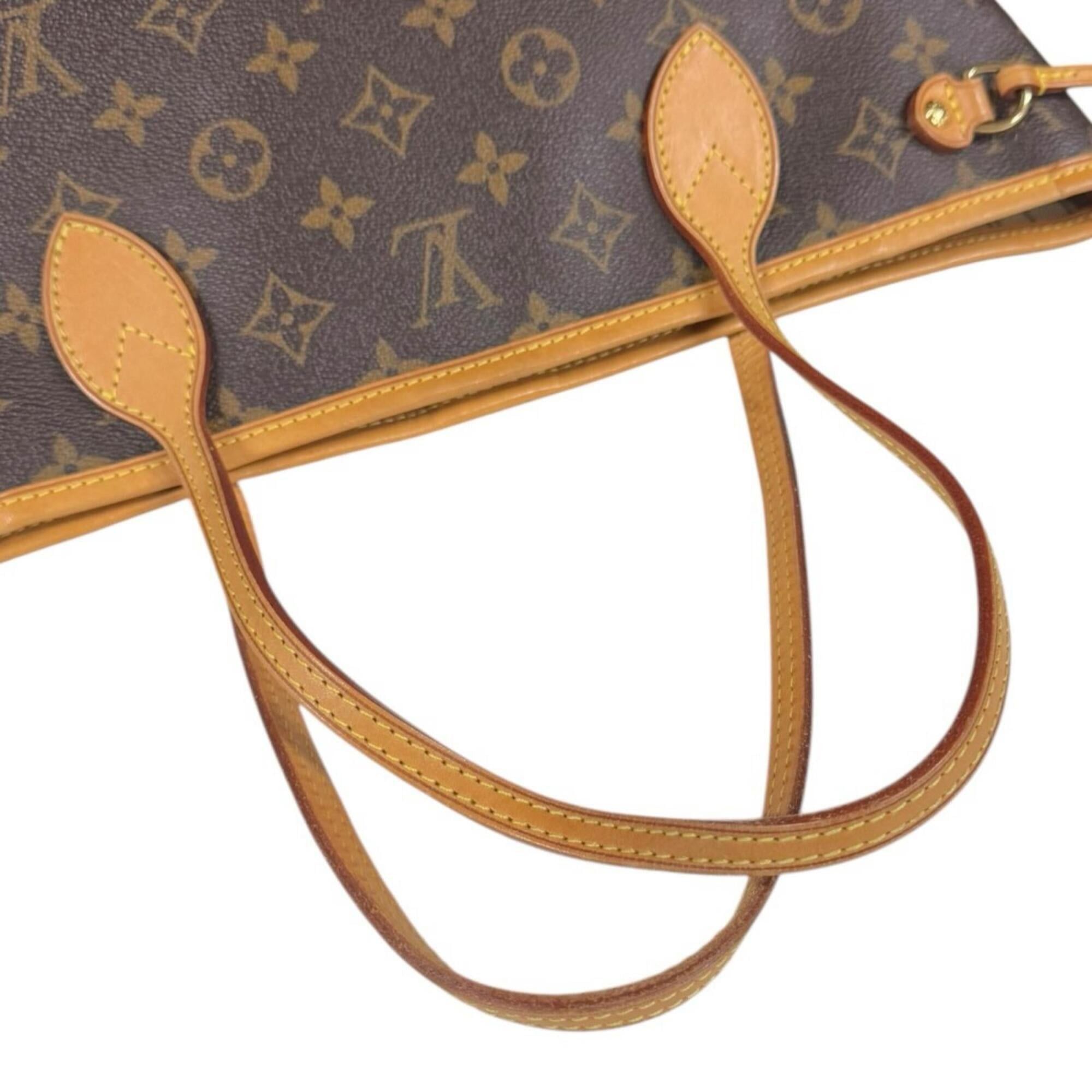 Louis Vuitton Louis Vuitton Neverfull PM Monogram Tote Bag, Canvas M40155 Brown, Women's LOUIS VUITTON Size ONE SIZE - 14 Thumbnail