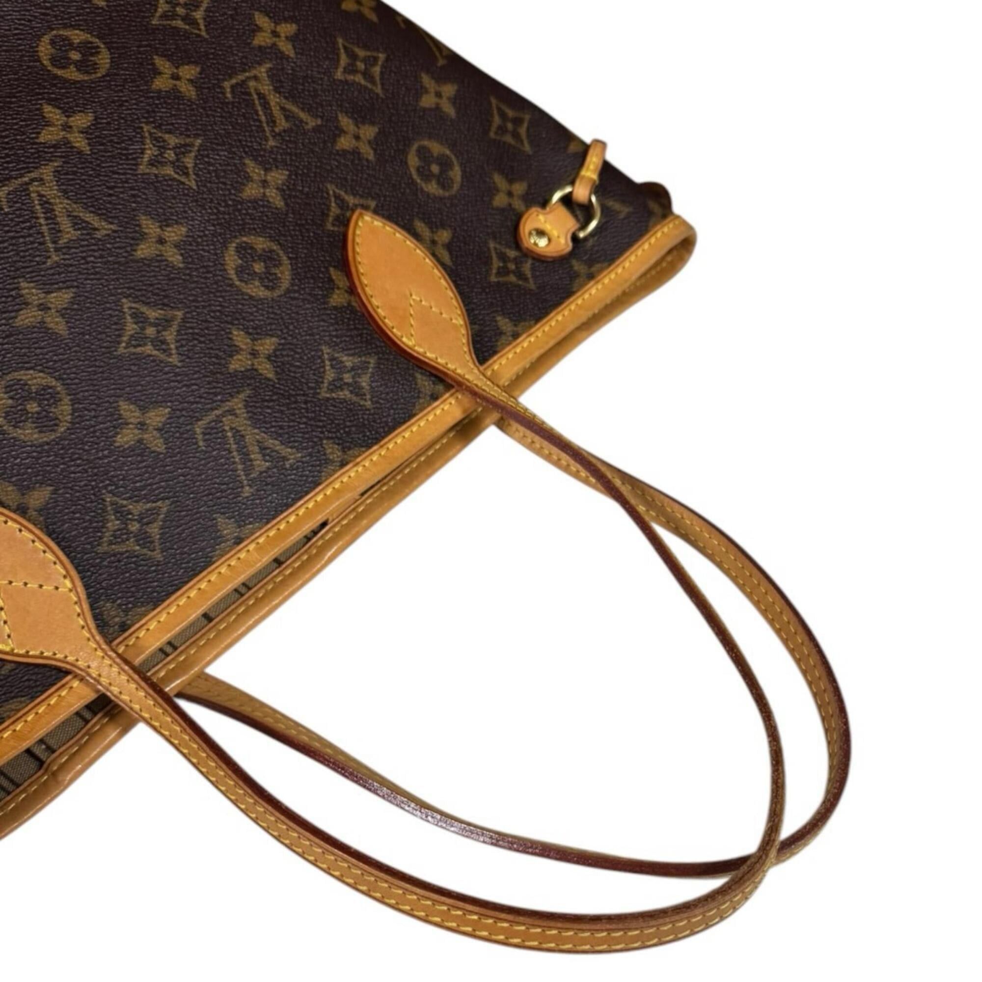 Louis Vuitton Louis Vuitton Neverfull PM Monogram Tote Bag, Canvas M40155 Brown, Women's LOUIS VUITTON Size ONE SIZE - 15 Thumbnail