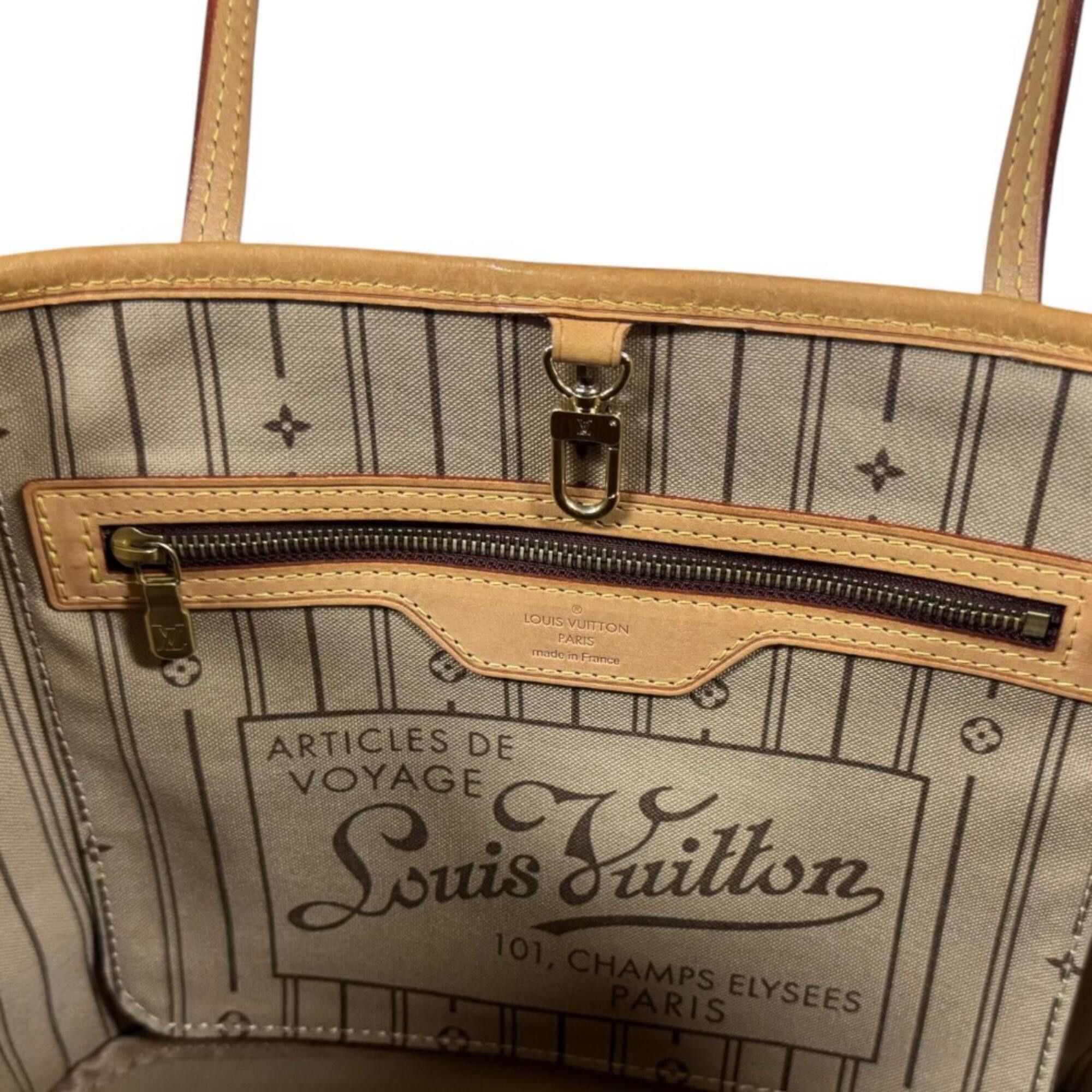 Louis Vuitton Louis Vuitton Neverfull PM Monogram Tote Bag, Canvas M40155 Brown, Women's LOUIS VUITTON Size ONE SIZE - 7 Thumbnail