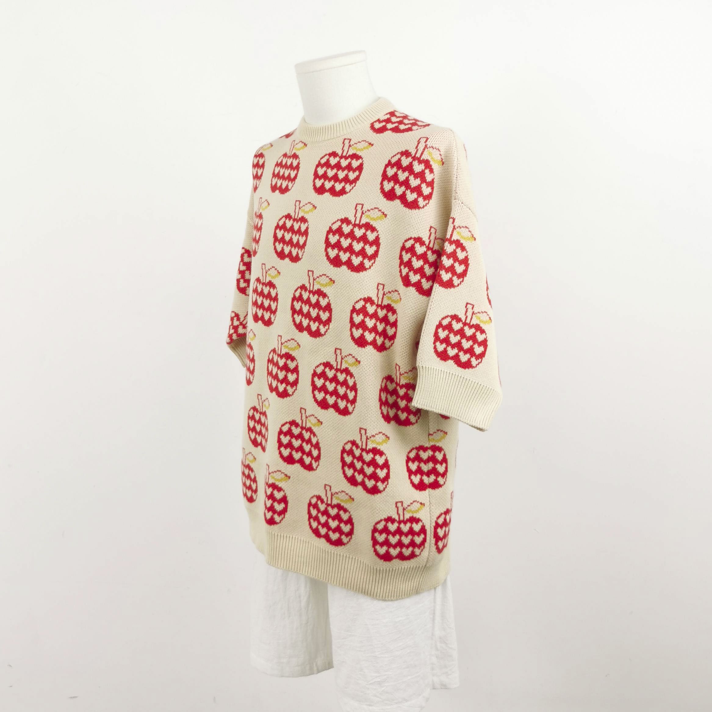 Gucci Gucci Apple Print Sweater Size M Size US M / EU 48-50 / 2 - 2 Thumbnail