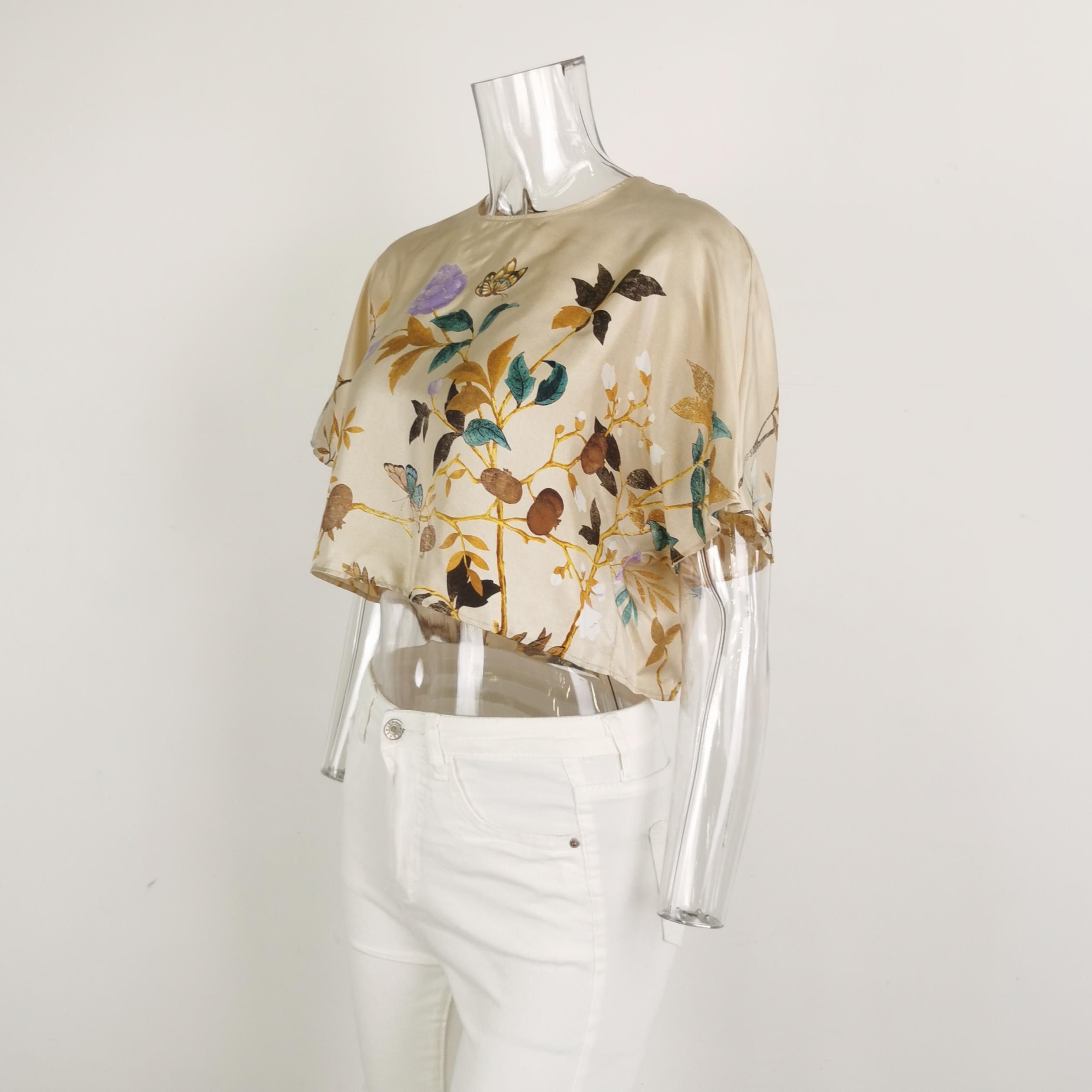 Gucci Gucci Floral Silk Blouse Size 42 Size M / US 6-8 / IT 42-44 - 2 Thumbnail