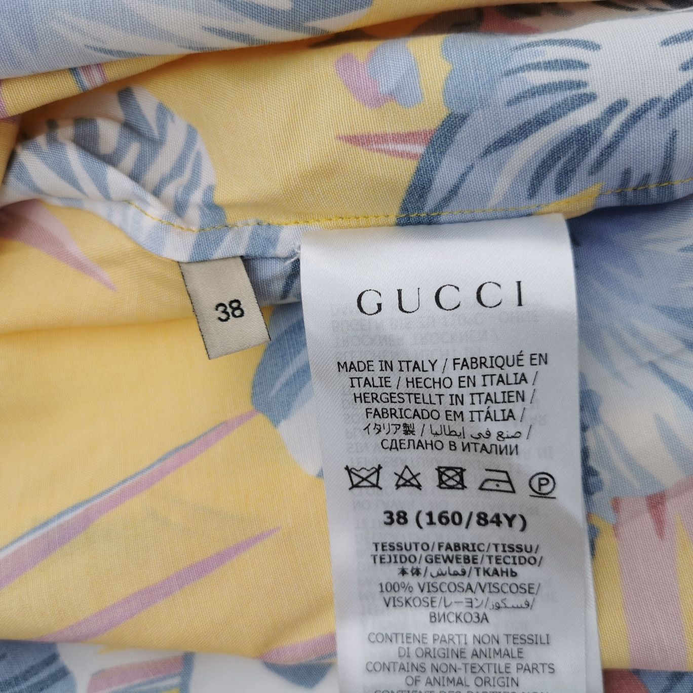 Gucci Gucci Floral Button Up Shirt Size 38 Size XS / US 0-2 / IT 36-38 - 8 Thumbnail