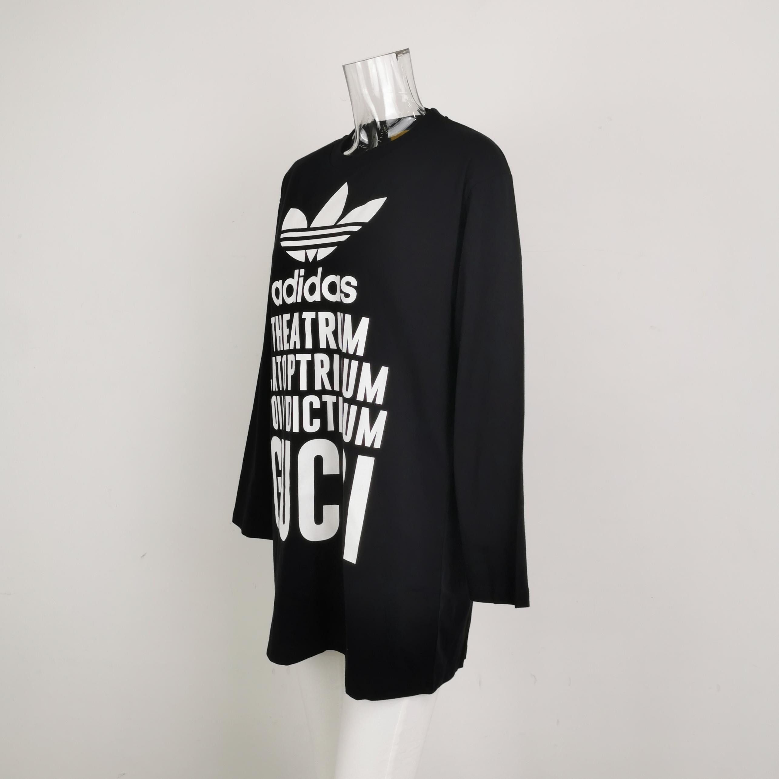 Gucci Gucci x Adidas Logo Long Sleeve T-Shirt XXS Size XXS / US 00 / IT 34 - 2 Thumbnail