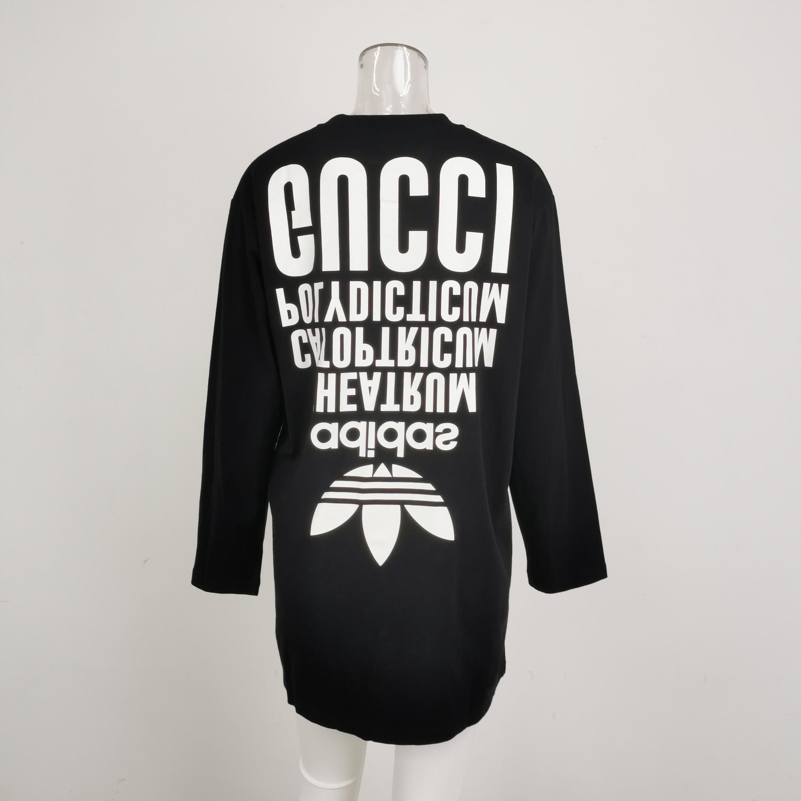 Gucci Gucci x Adidas Logo Long Sleeve T-Shirt XXS Size XXS / US 00 / IT 34 - 3 Thumbnail
