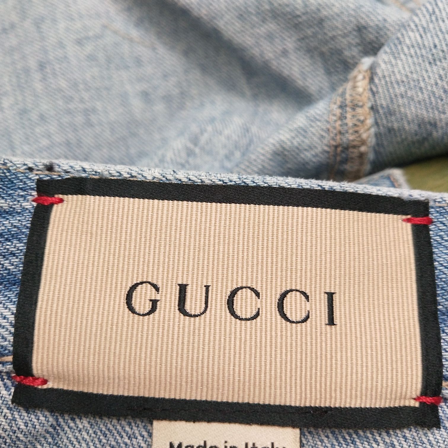 Gucci Gucci Cat Embroidered Denim Shorts Size 25 Size 25" / US 0 / IT 36 - 7 Thumbnail