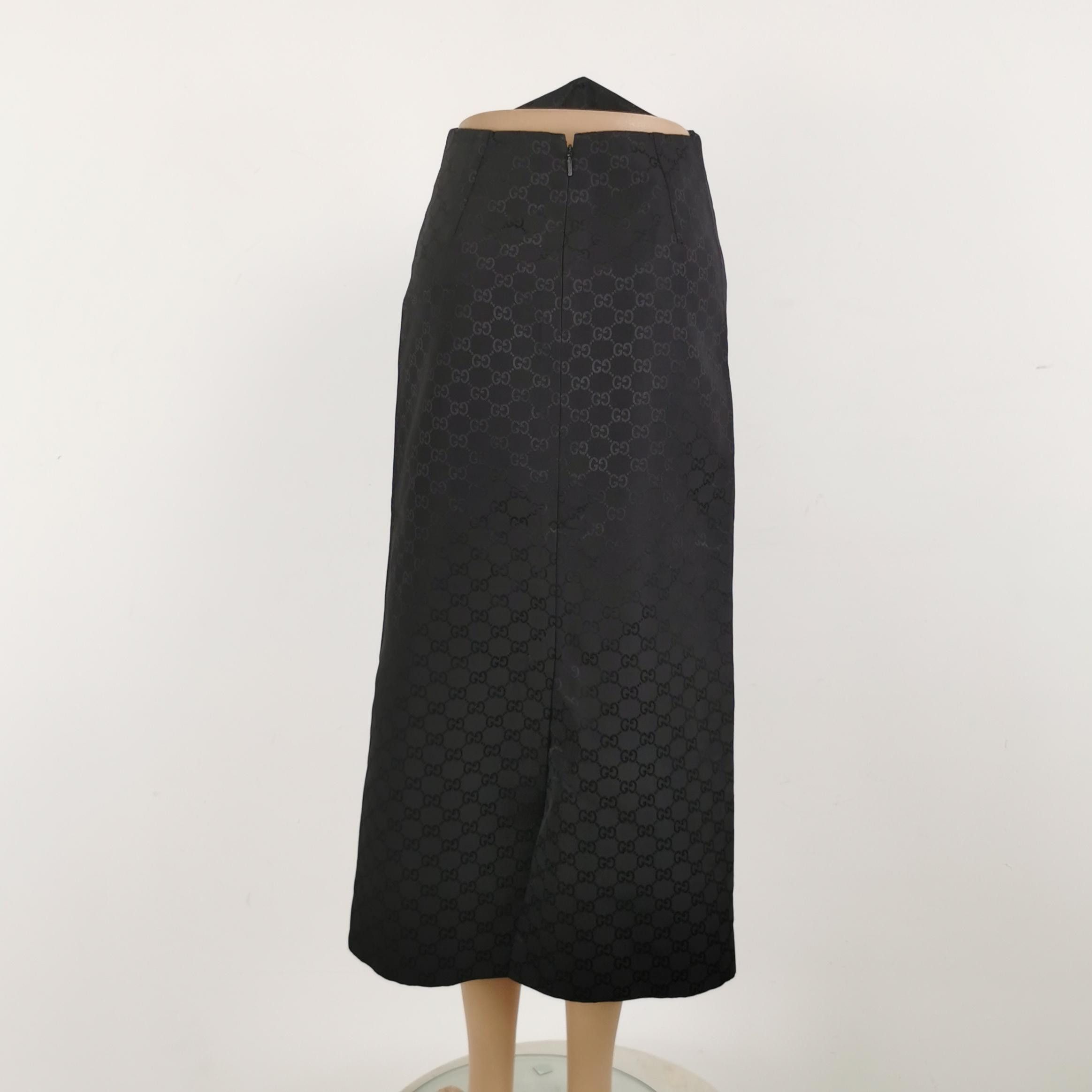 Gucci Gucci GG Logo Midi Skirt Size 36 Size 25" / US 0 / IT 36 - 3 Thumbnail