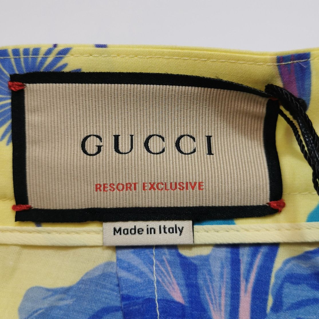 Gucci Gucci Floral Print Silk Blend Shorts Size 38 Size 26" / US 2 / IT 38 - 7 Thumbnail