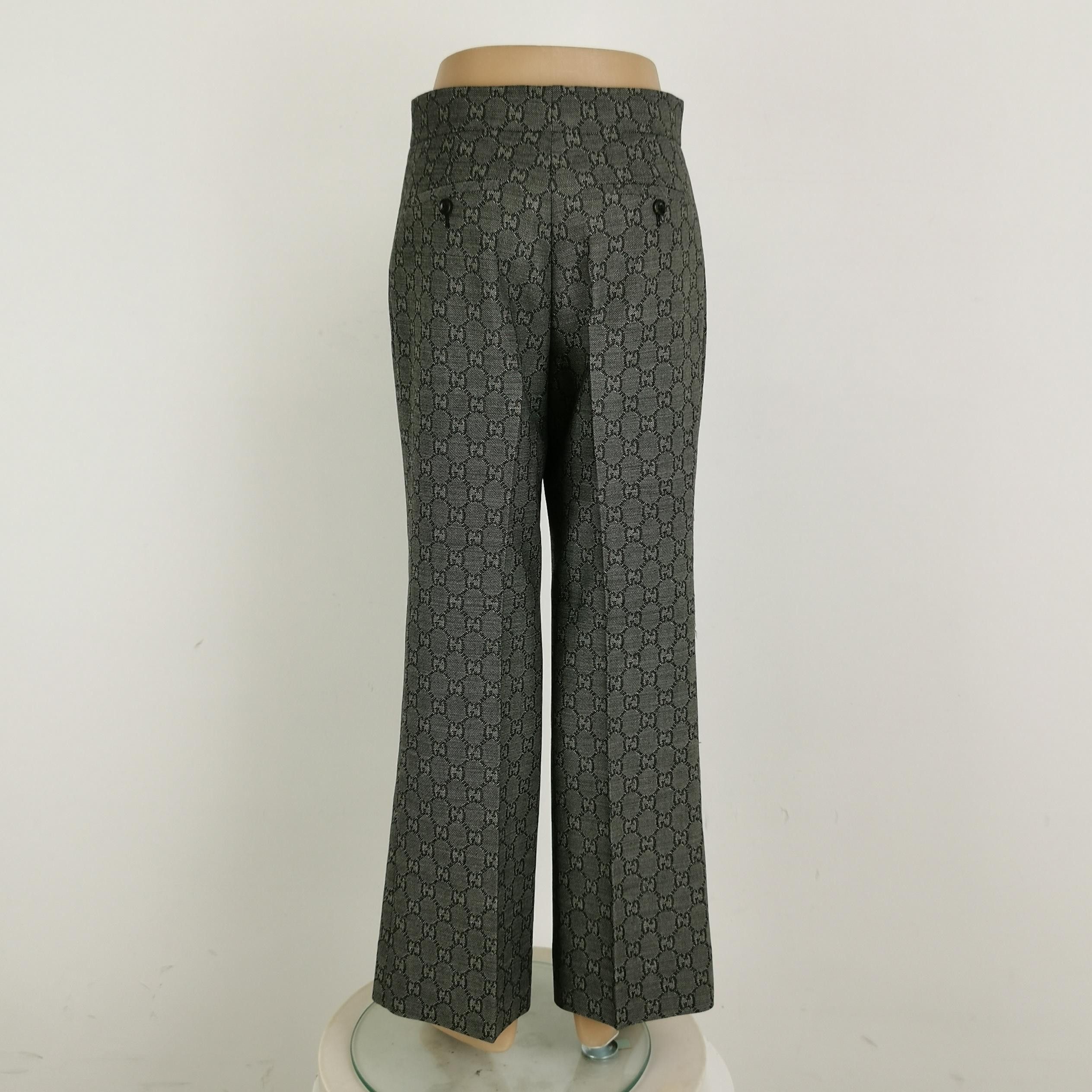 Gucci Gucci GG Monogram Wool Pants Size 38 Size 26" / US 2 / IT 38 - 3 Thumbnail
