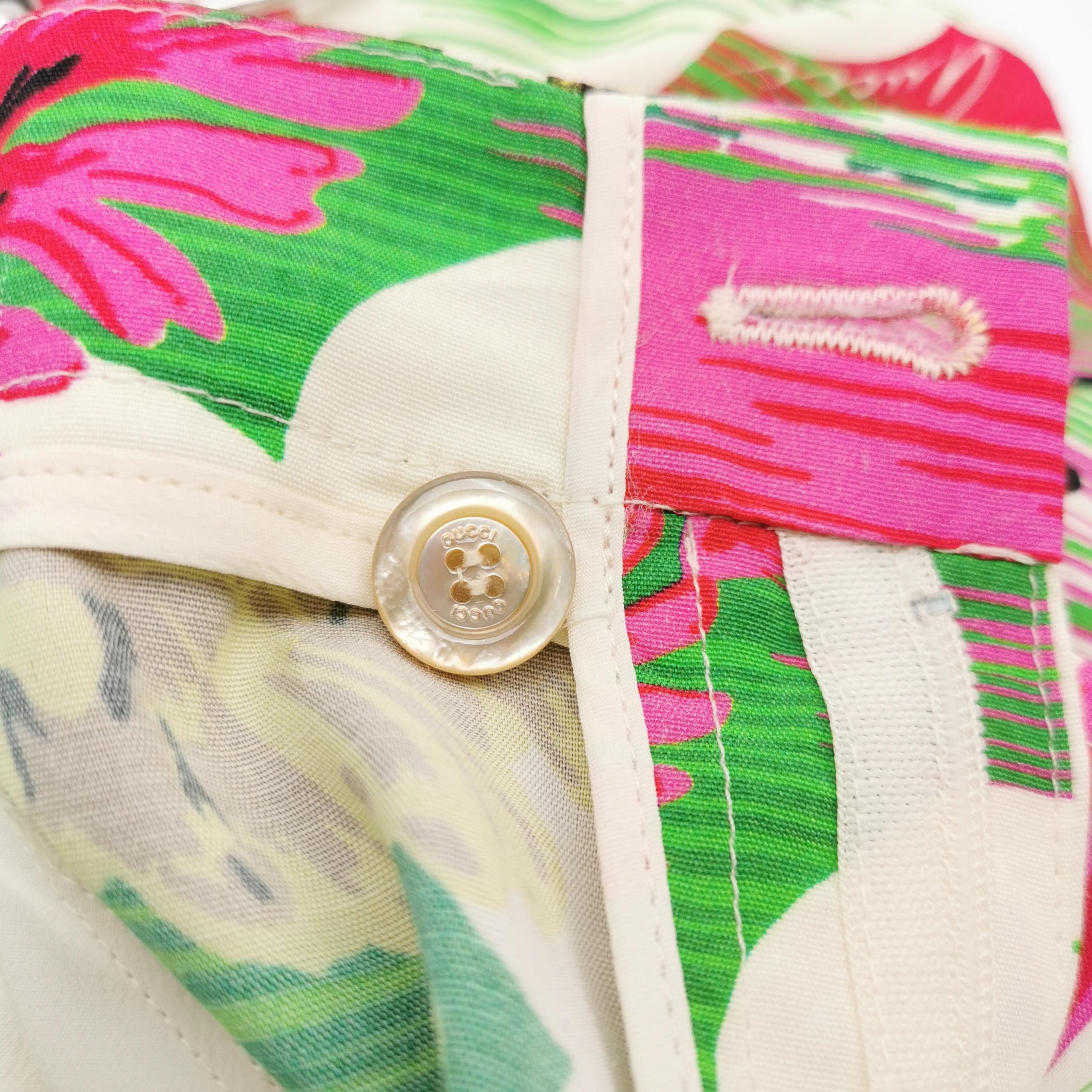 Gucci Gucci Multicolor Print Shorts Size 38 Size 26" / US 2 / IT 38 - 4 Thumbnail