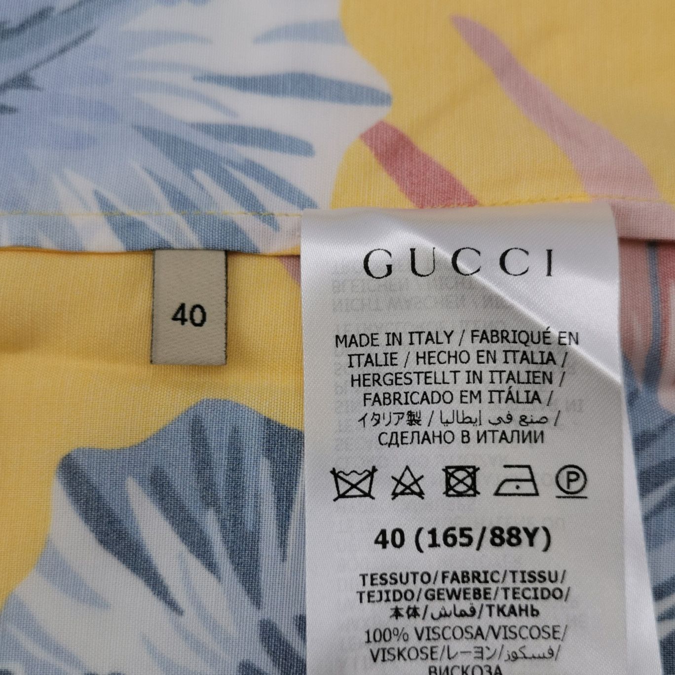 Gucci Gucci Floral Print Button Down Shirt US M Size US M / EU 48-50 / 2 - 8 Thumbnail