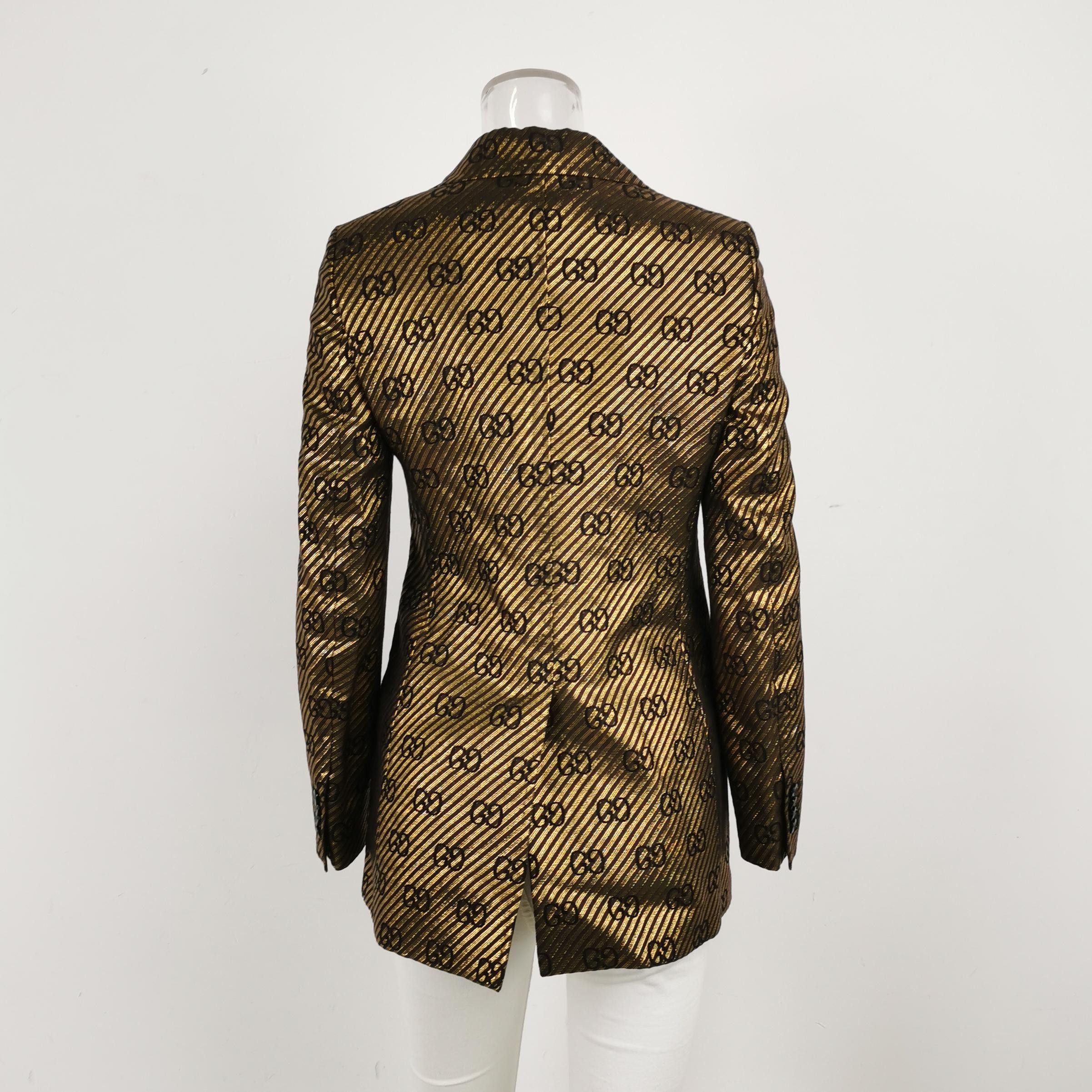 Gucci Gucci GG Metallic Blazer Size 38 Size XS / US 0-2 / IT 36-38 - 3 Thumbnail