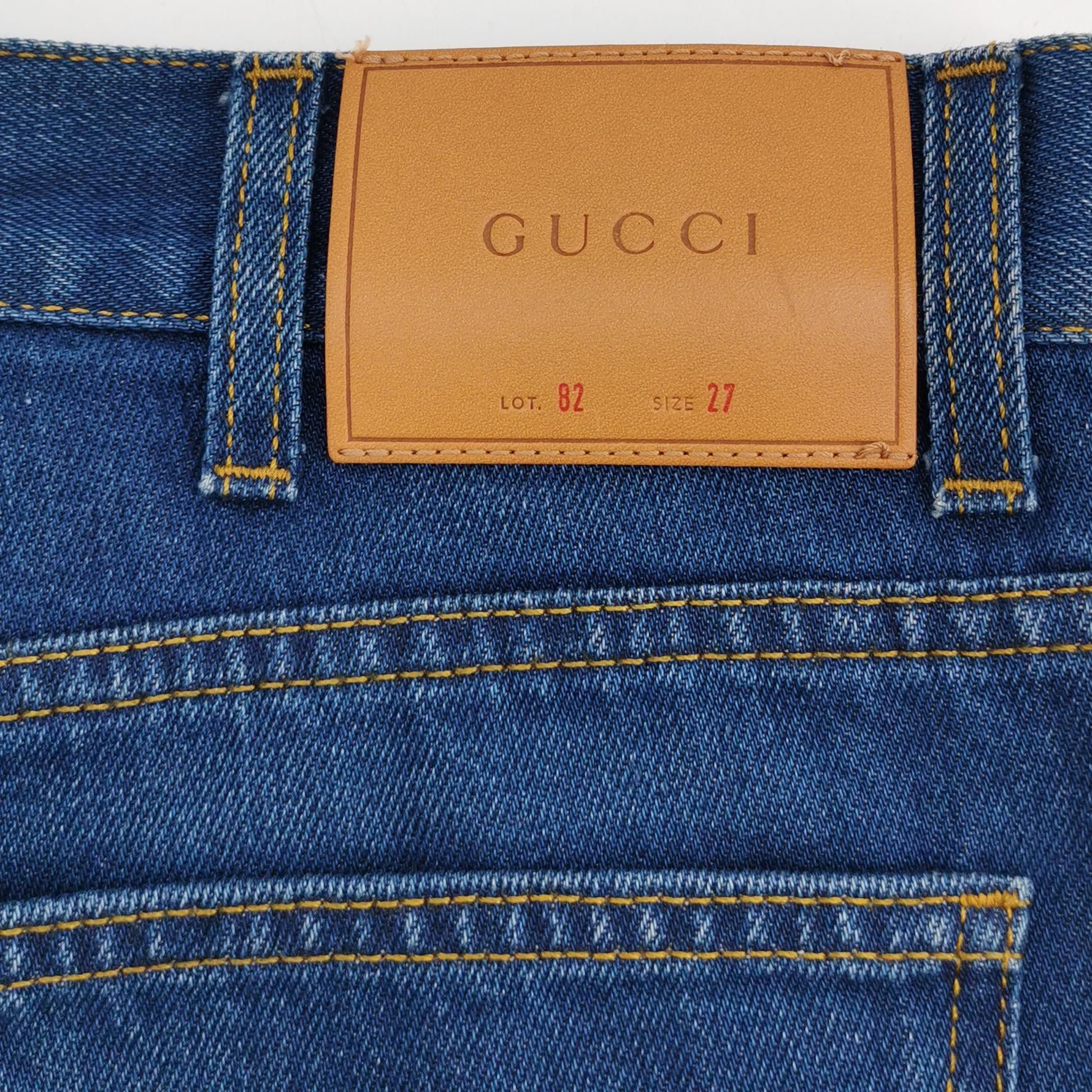 Gucci Gucci Floral Embroidered Denim Shorts Size 27 Size 27" / US 4 / IT 40 - 4 Thumbnail