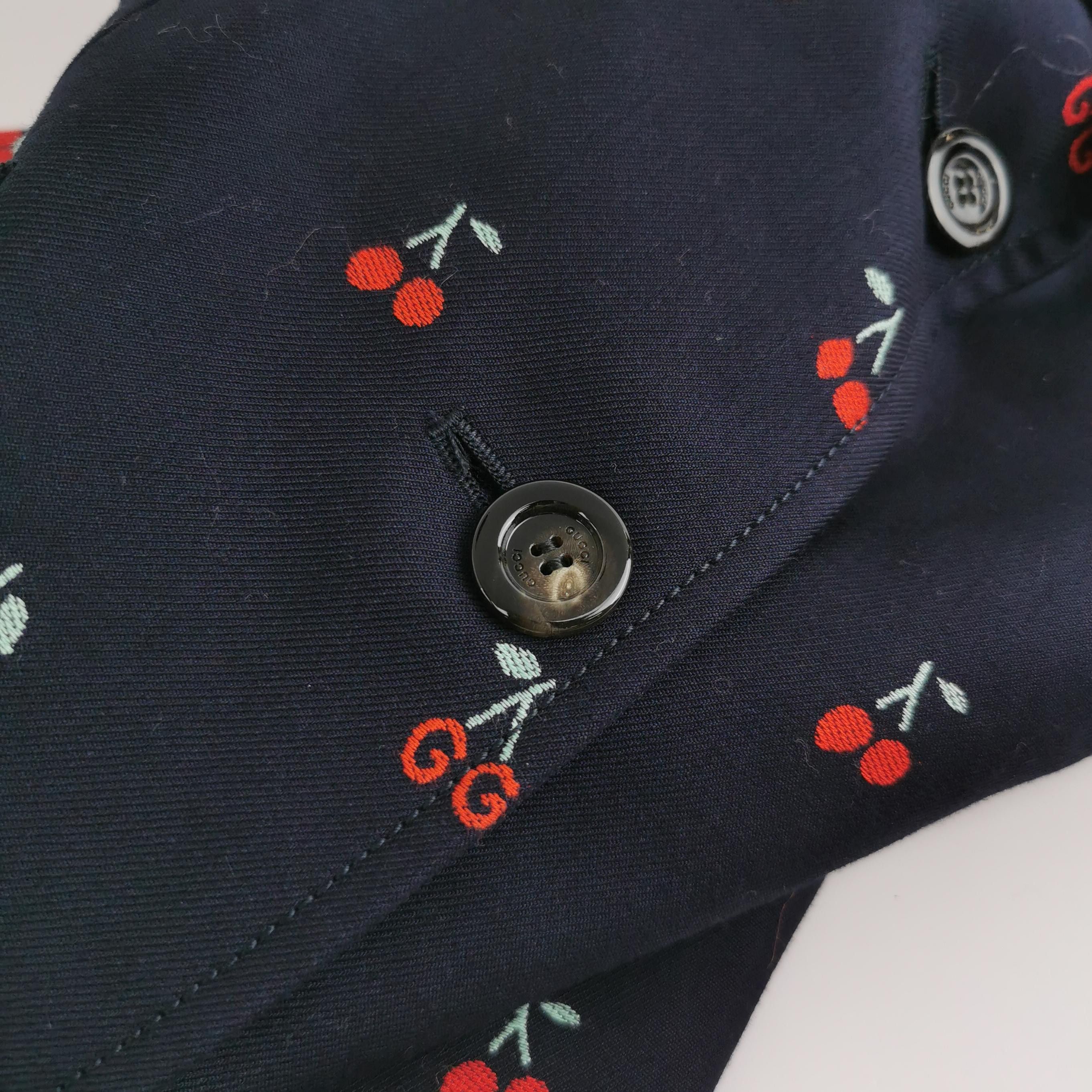 Gucci Gucci Cherry Print Blazer Size 38 Size XS / US 0-2 / IT 36-38 - 4 Thumbnail