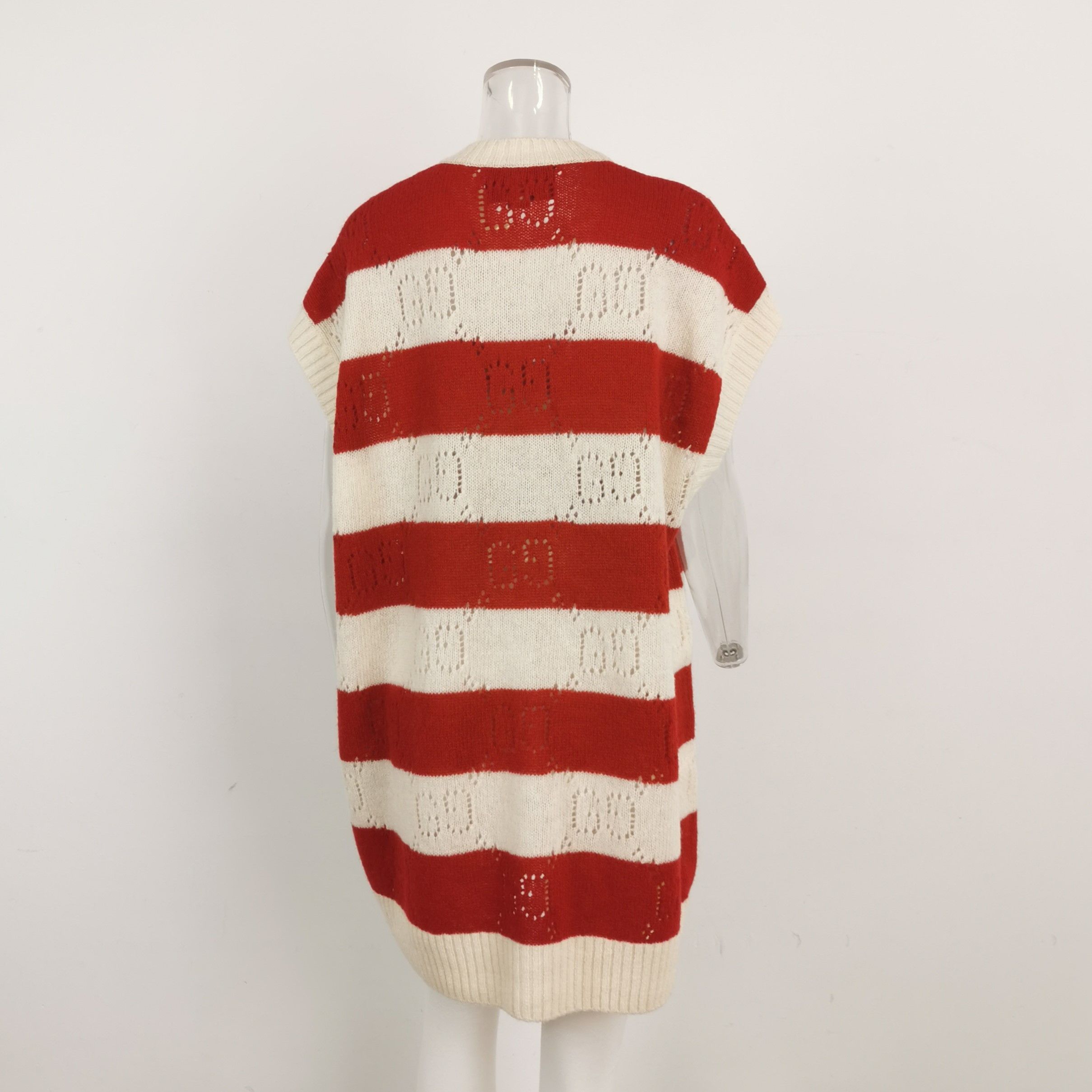 Gucci Gucci Tiger Embroidered Knit Vest Size M Size US M / EU 48-50 / 2 - 2 Thumbnail
