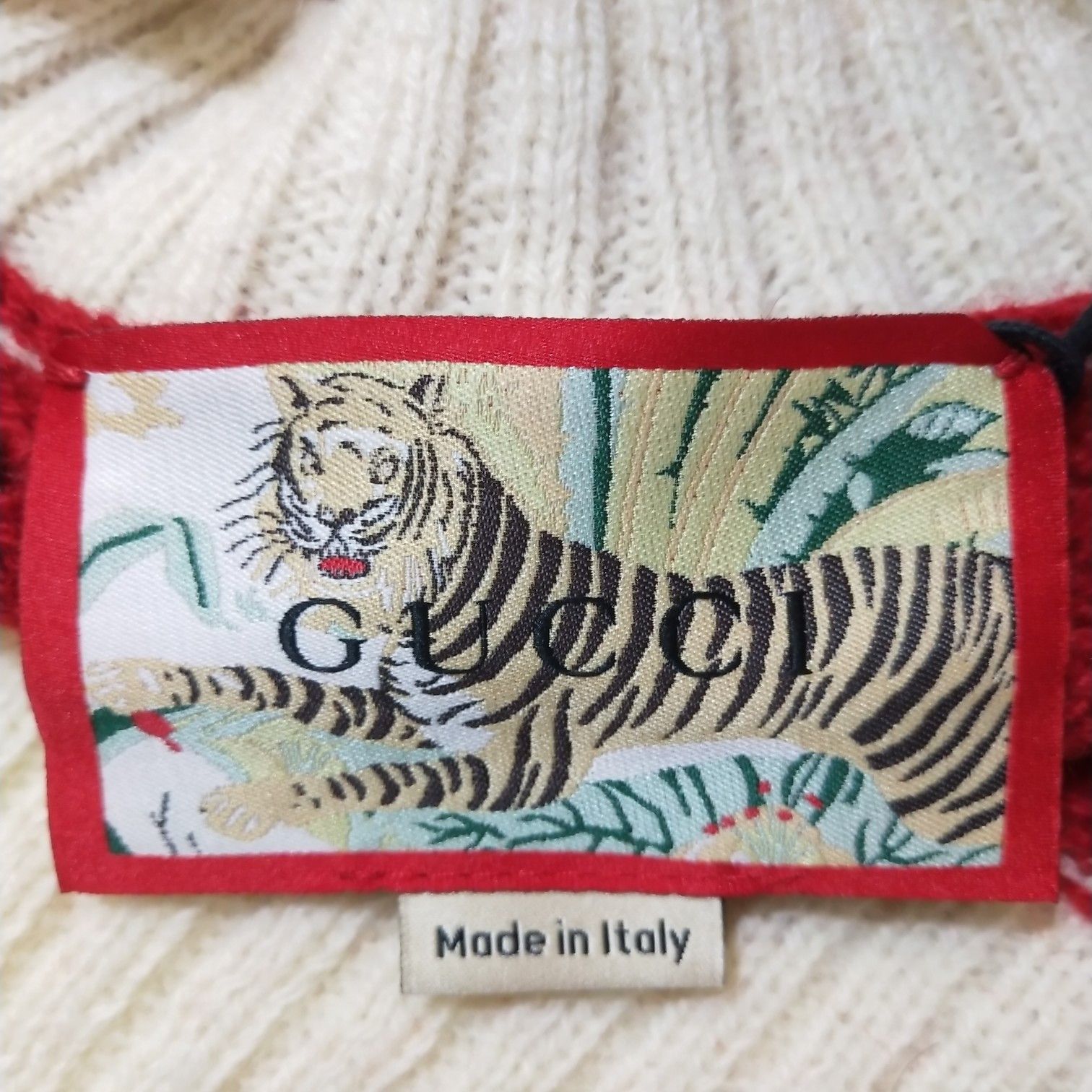 Gucci Gucci Tiger Embroidered Knit Vest Size M Size US M / EU 48-50 / 2 - 4 Thumbnail