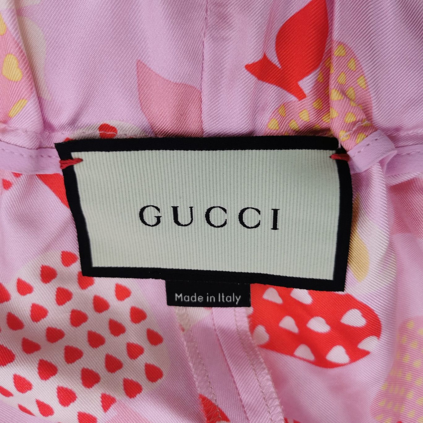 Gucci Gucci Apple Print Silk Shorts Size IT 36 Size 25" / US 0 / IT 36 - 5 Thumbnail