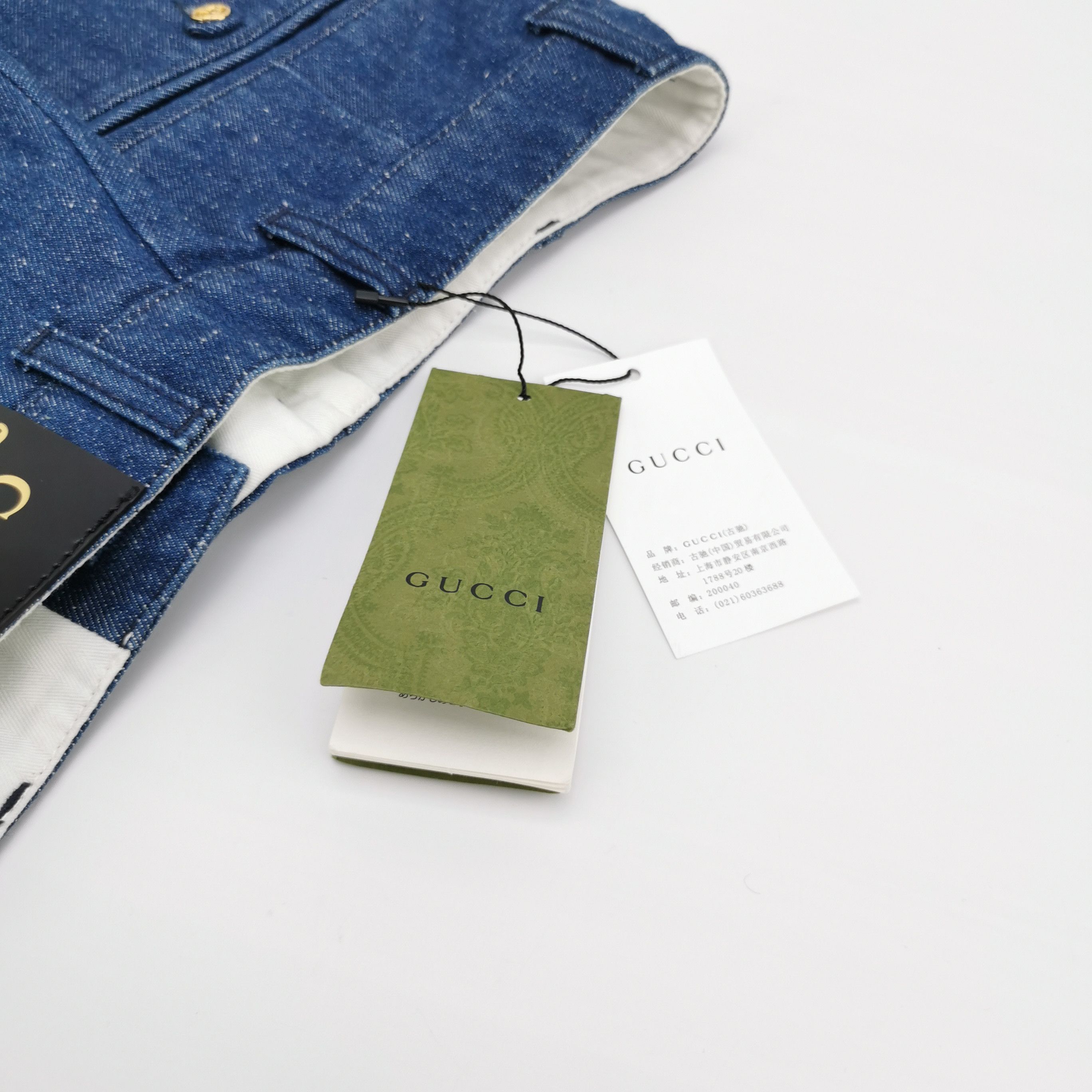 Gucci Gucci Denim Shorts Size 36 Size 25" / US 0 / IT 36 - 4 Thumbnail
