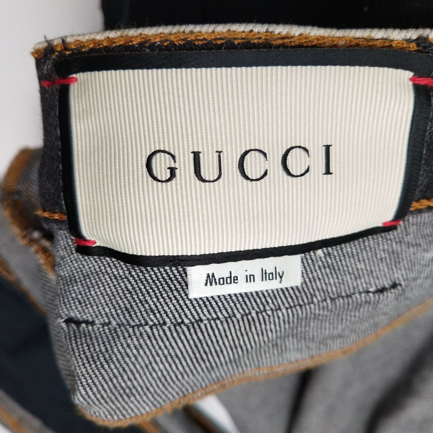 Gucci Gucci Acid Wash Buckle Denim Pants Size 34 Size US 34 / EU 50 - 4 Thumbnail