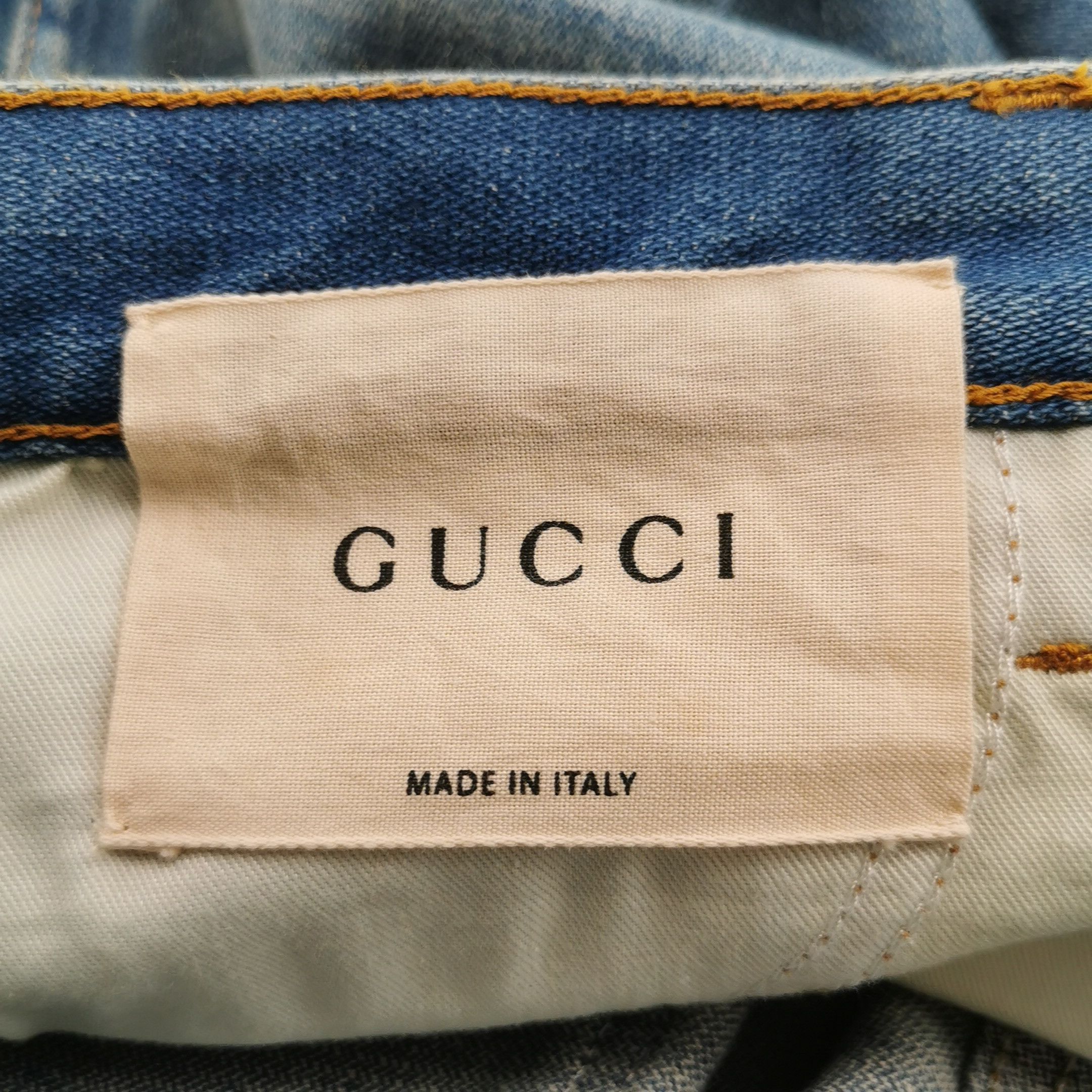 Gucci Gucci Amour Graphic Jeans Size 32 Size US 32 / EU 48 - 8 Thumbnail