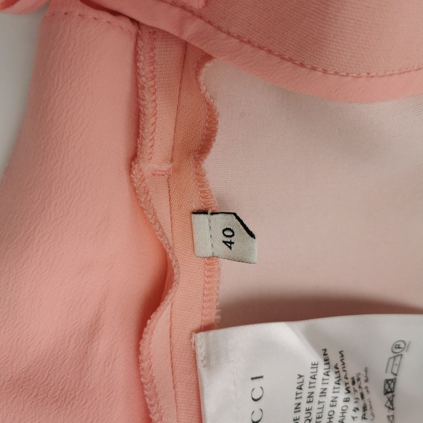 Gucci Gucci Pink Silk Wool Shorts Size 40 Size 27" / US 4 / IT 40 - 6 Thumbnail