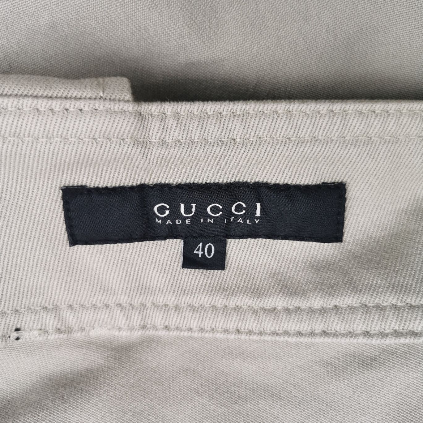 Gucci Gucci Beige Cotton Pants Size 40 Size 27" / US 4 / IT 40 - 6 Thumbnail