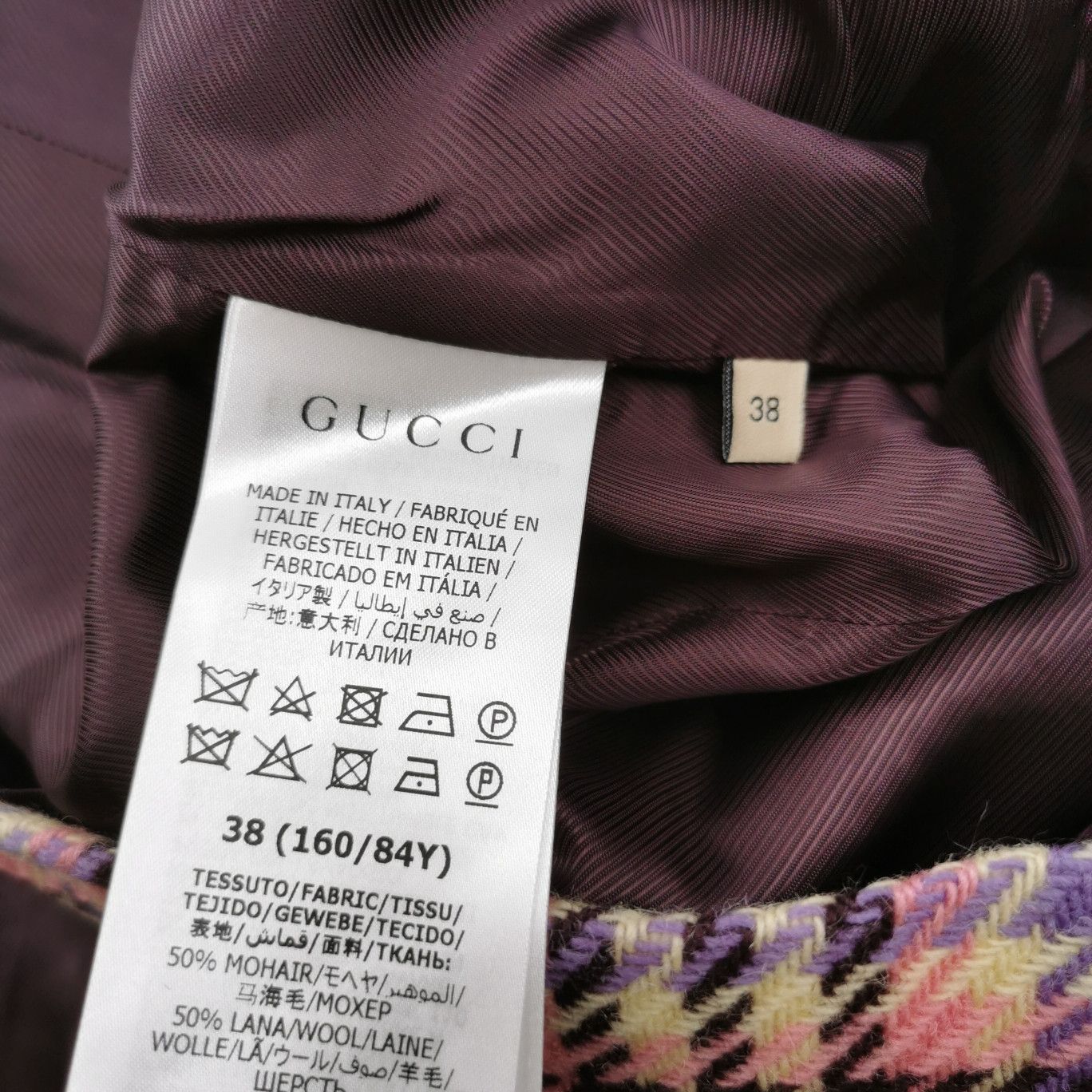Gucci Gucci Snake Plaid Cape Coat Size 38 Size XS / US 0-2 / IT 36-38 - 7 Thumbnail