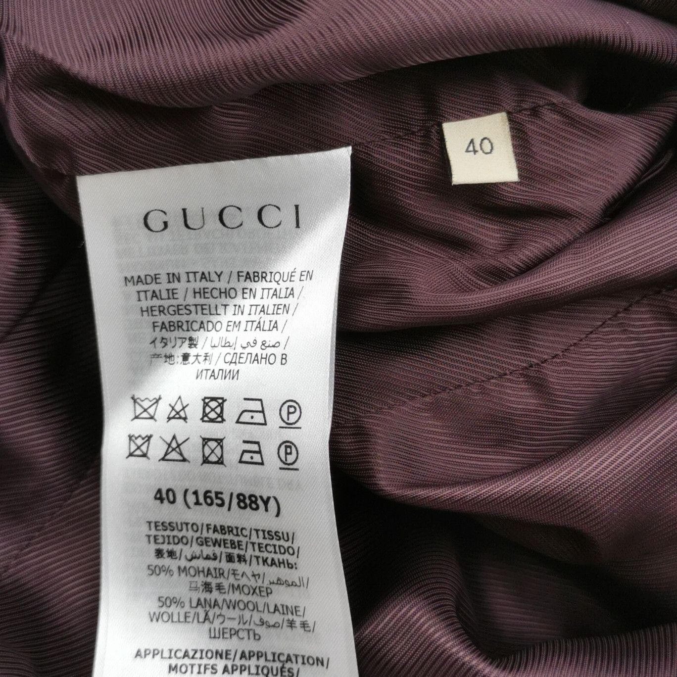 Gucci Gucci Plaid Snake Mohair Coat Size IT 40 Size S / US 4 / IT 40 - 6 Thumbnail